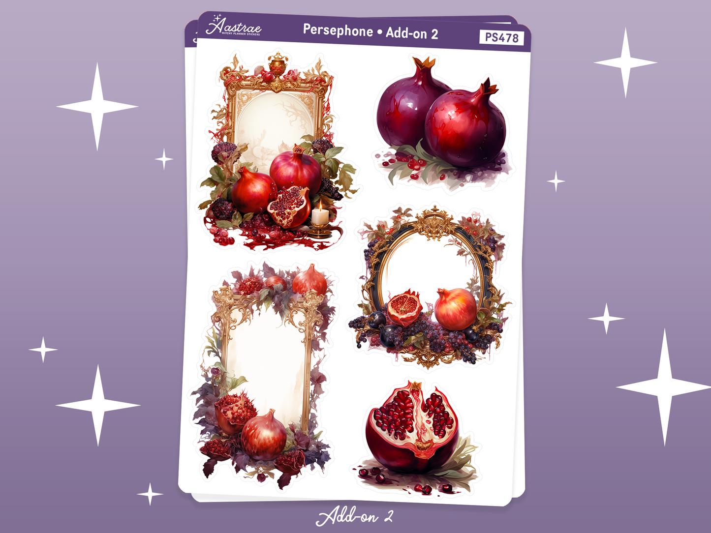 Persephone Journaling Stickers Kit