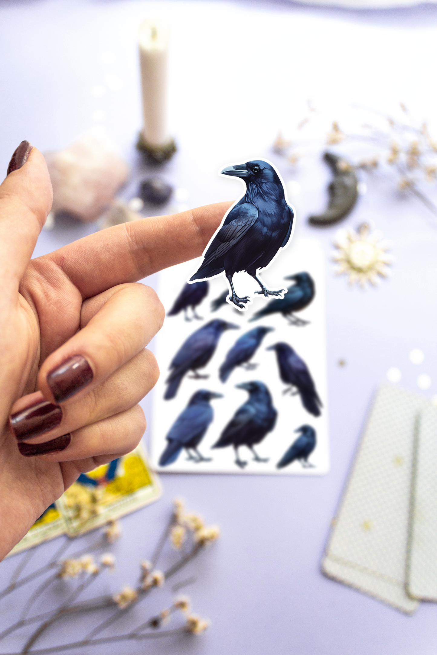 Large Crows Sticker Sheet
