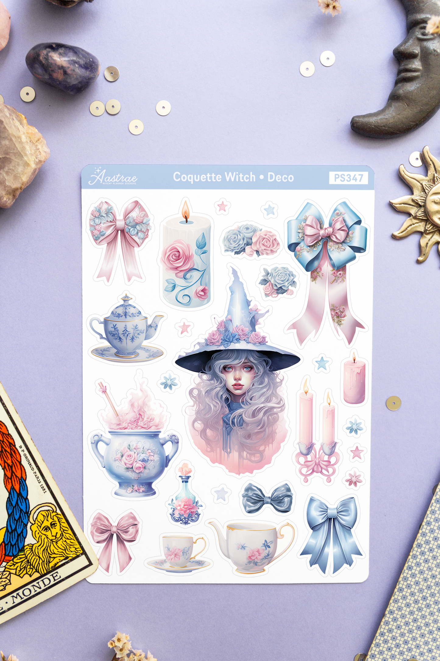 Coquette Witch Deco Stickers