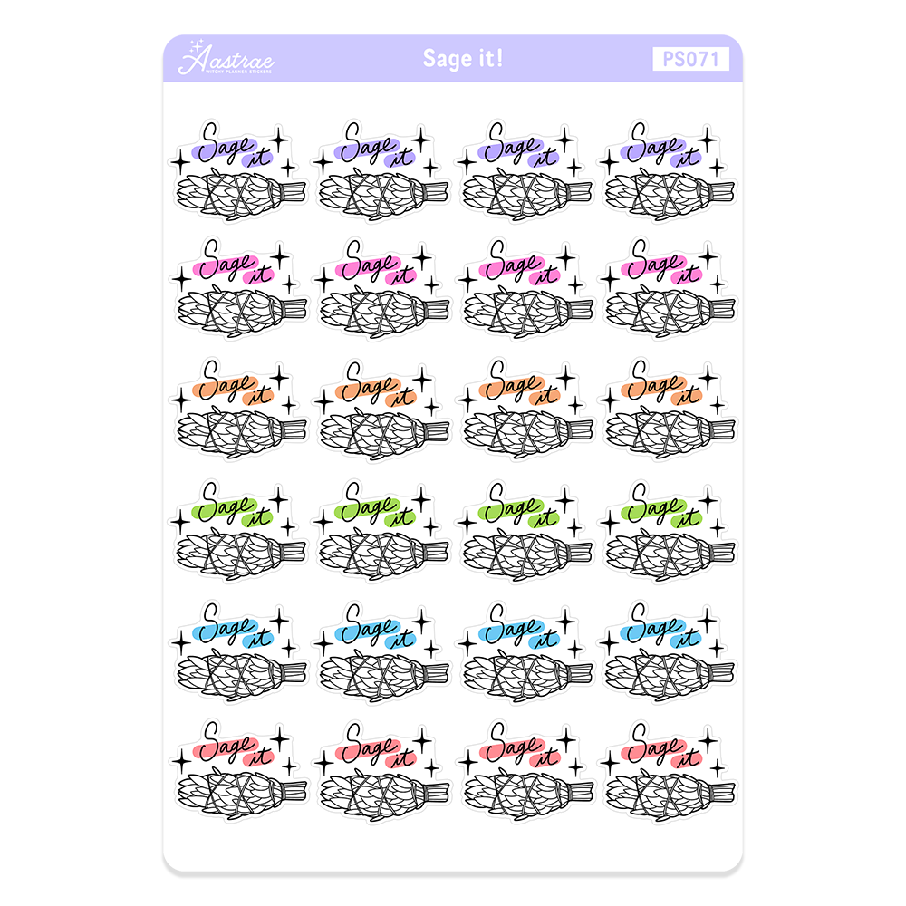 Sage it! Planner Stickers