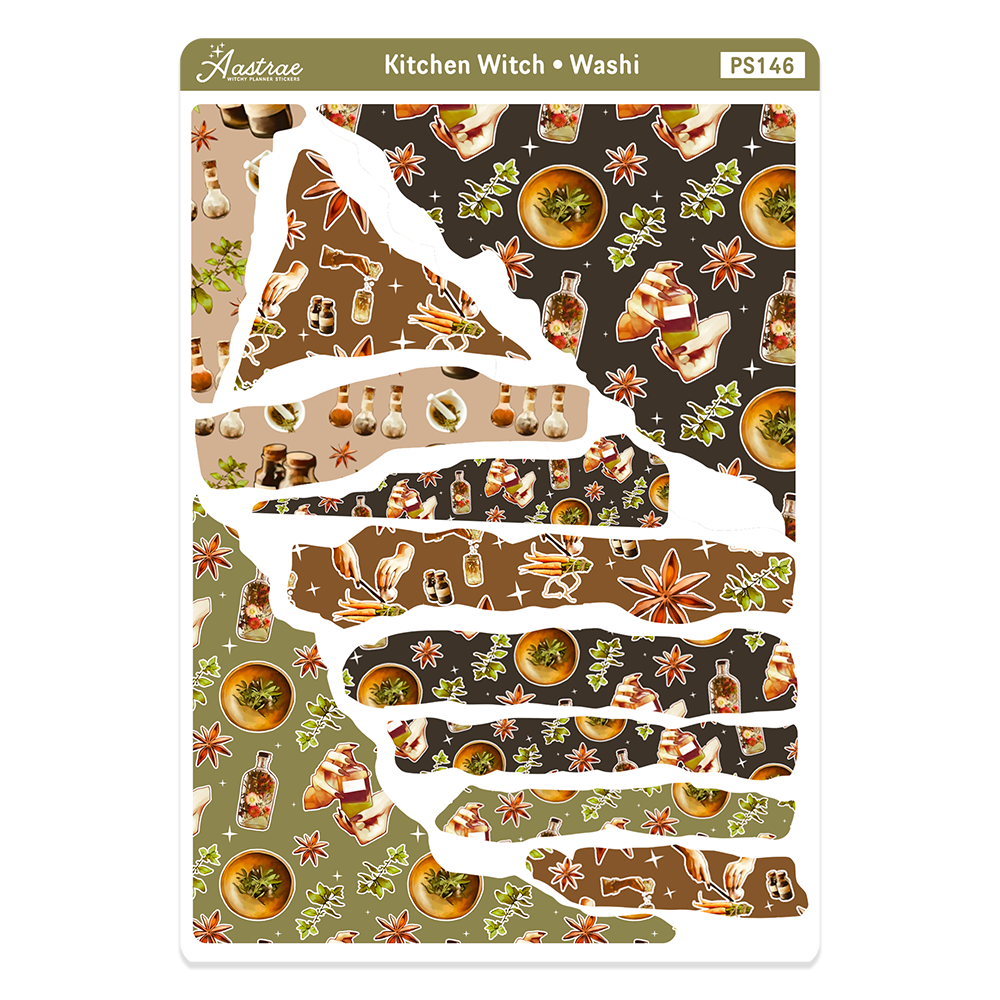 Kitchen Witch Washi