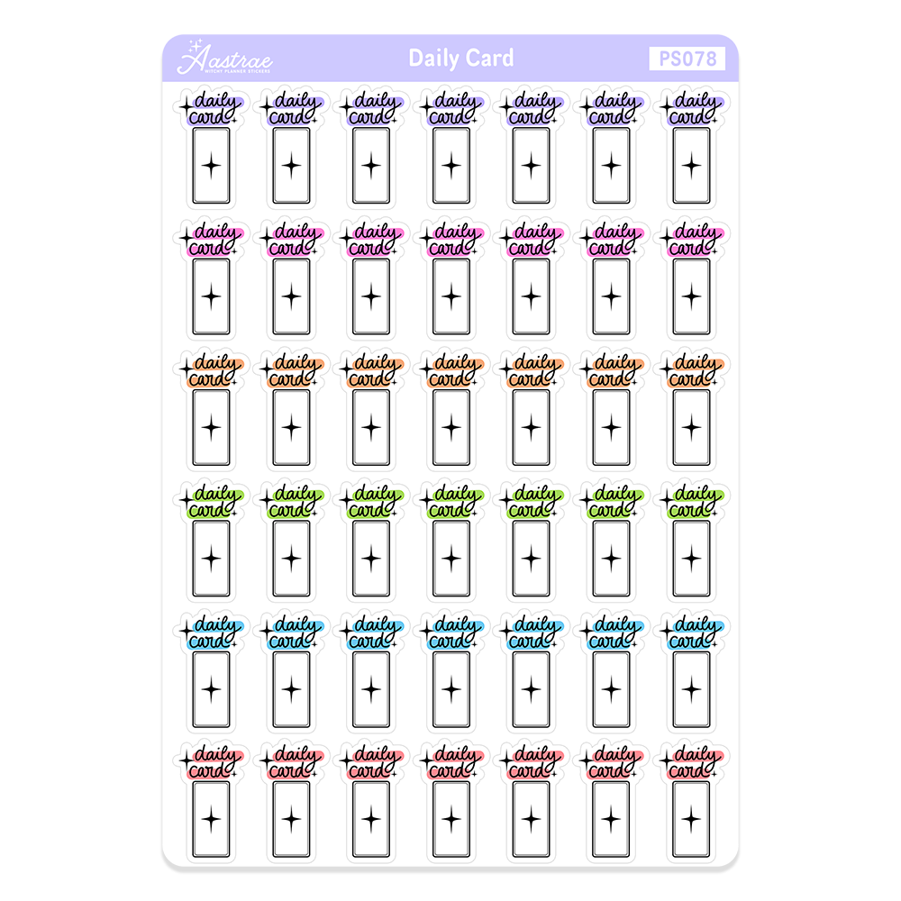 Tarot Reading Stickers for Planner – aastrae