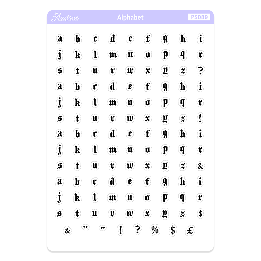Alphabet Letters Stickers – aastrae