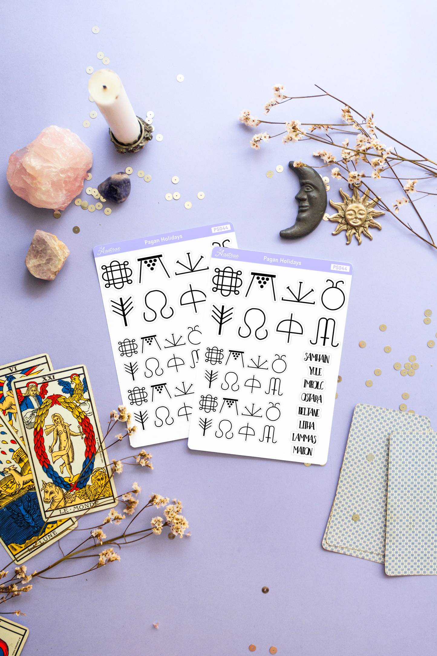 Pagan Holiday Planner Stickers