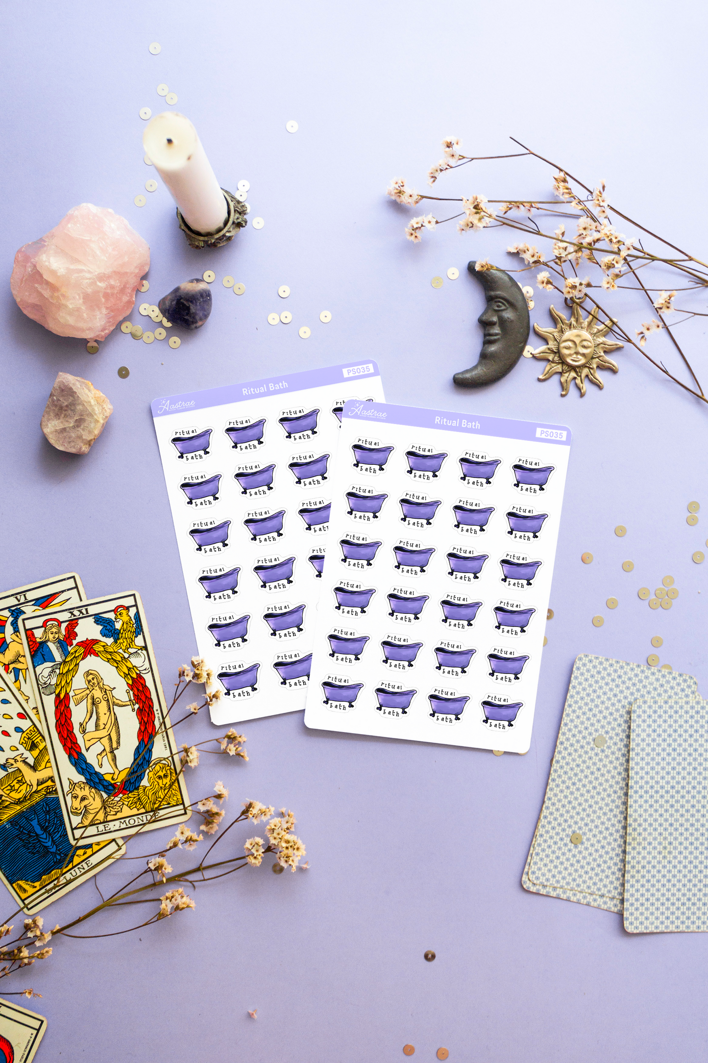 Ritual Bath Planner Stickers