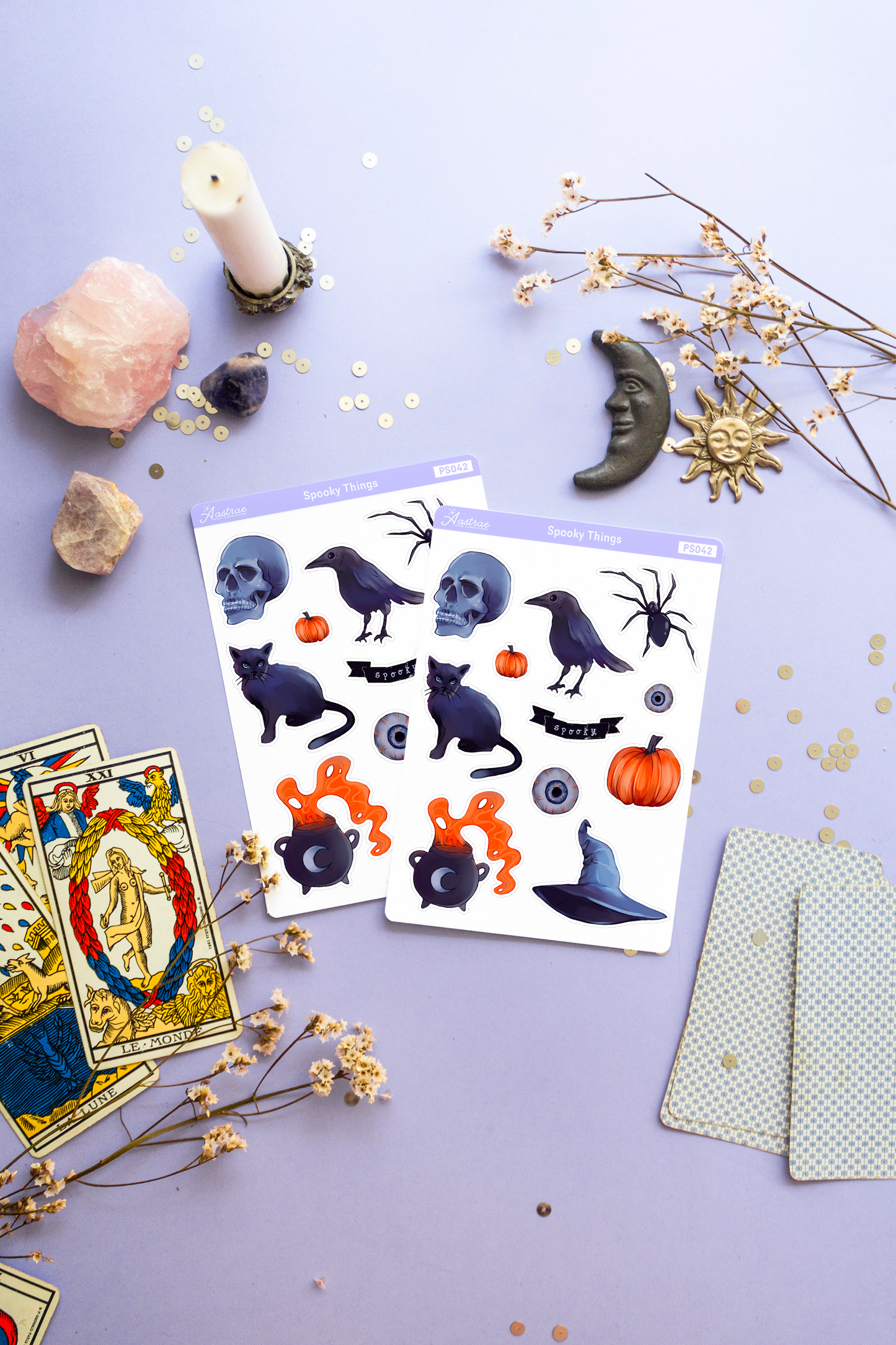 Spooky Halloween Planner Stickers