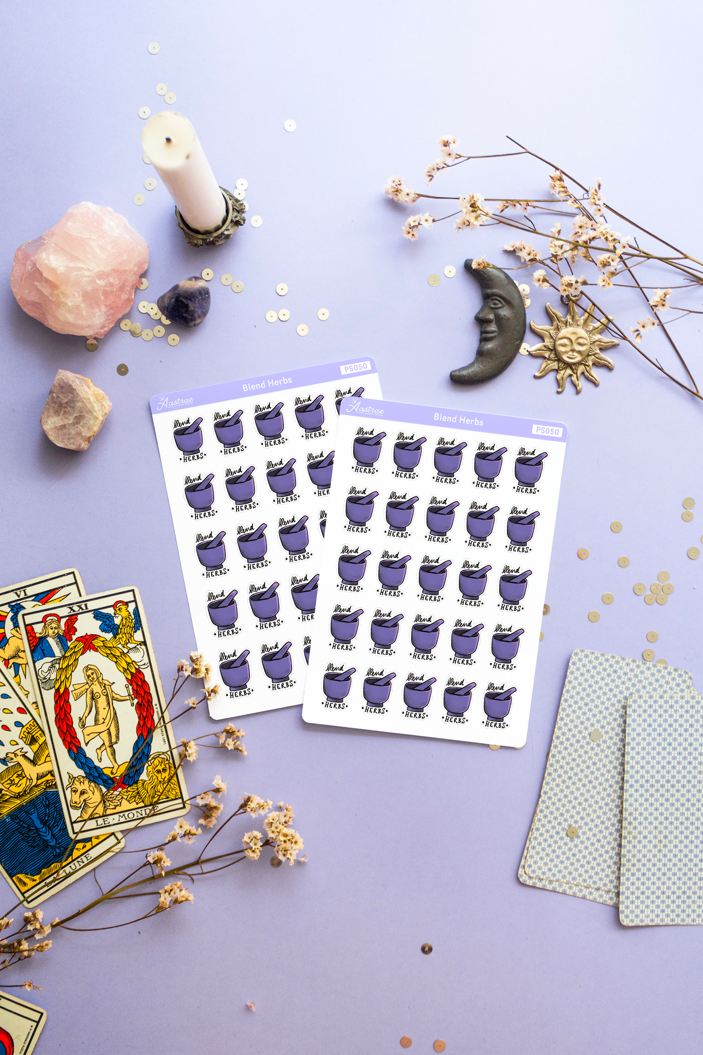 Blend Herbs Stickers for Witches