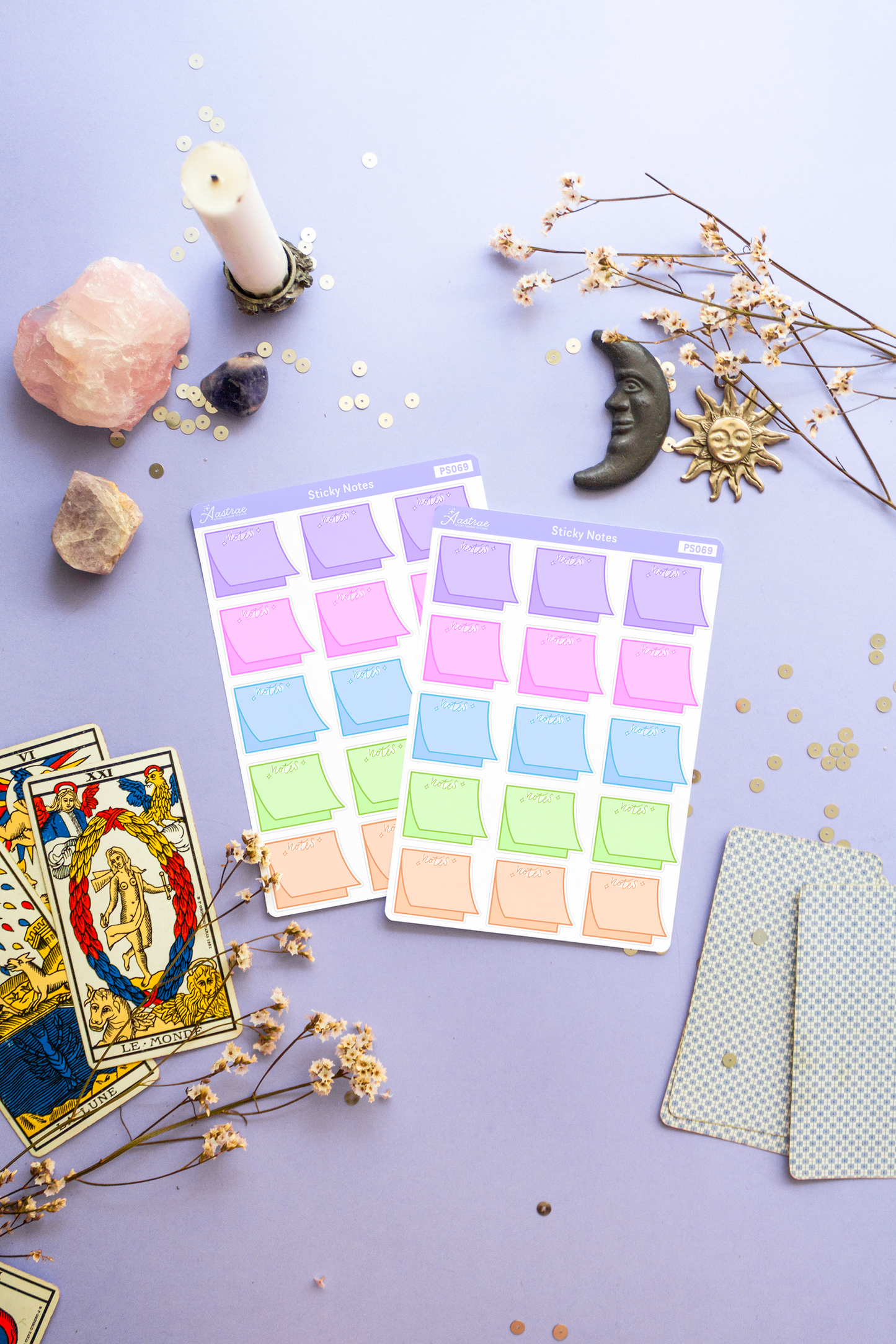 Sticky Notes Planner Stickers