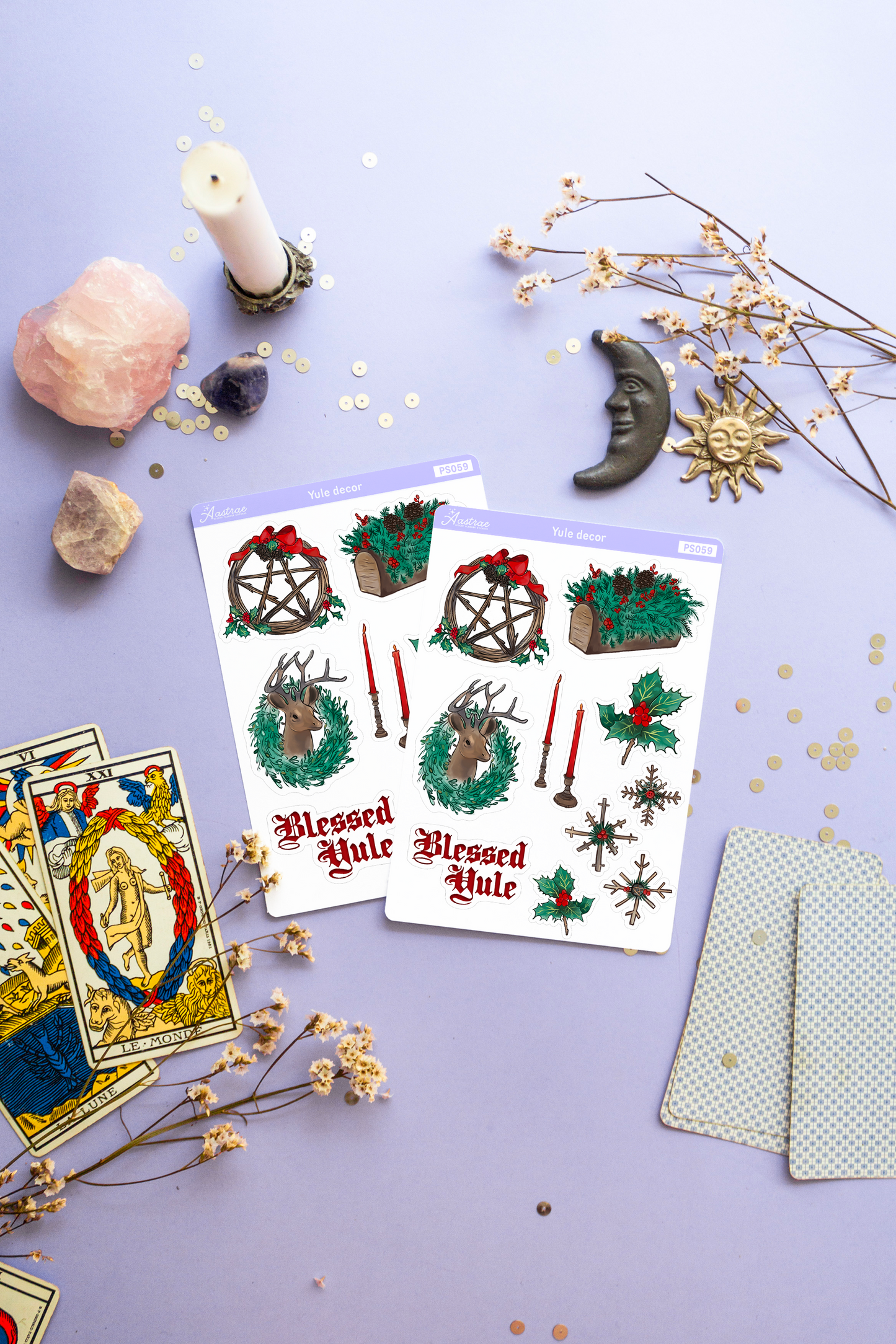 Yule Planner Stickers