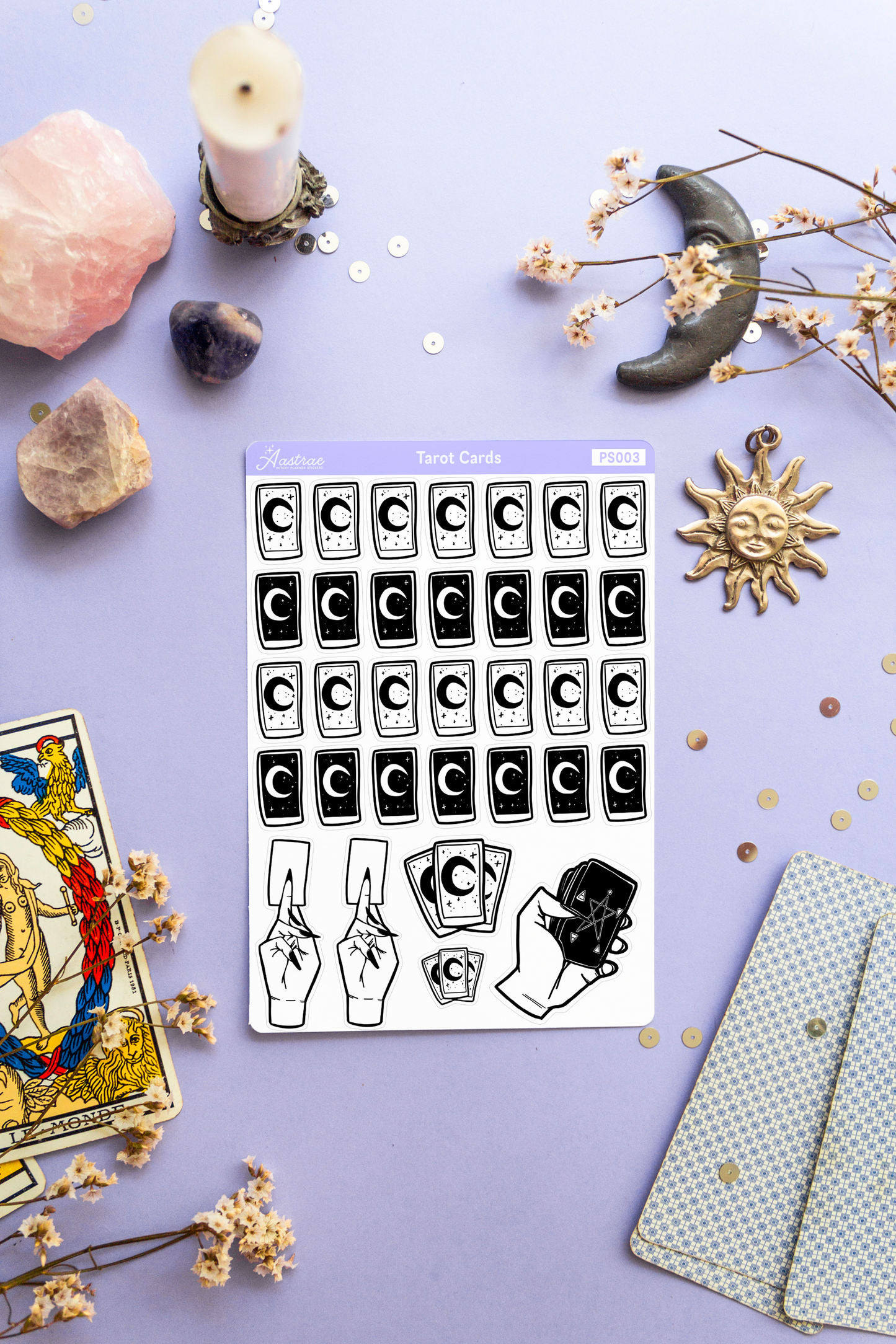 Tarot Cards Stickers for Planner
