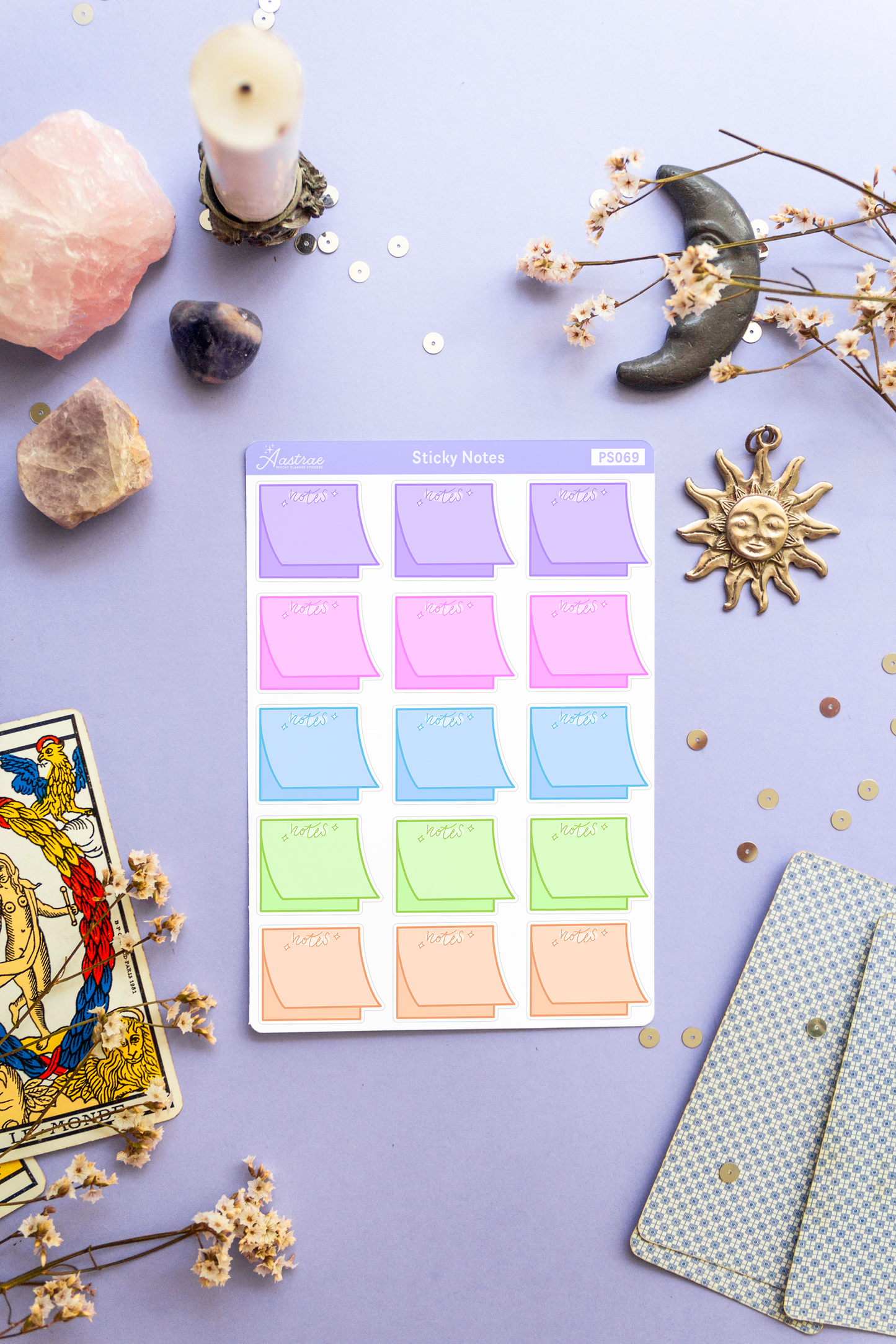 Sticky Notes Planner Stickers