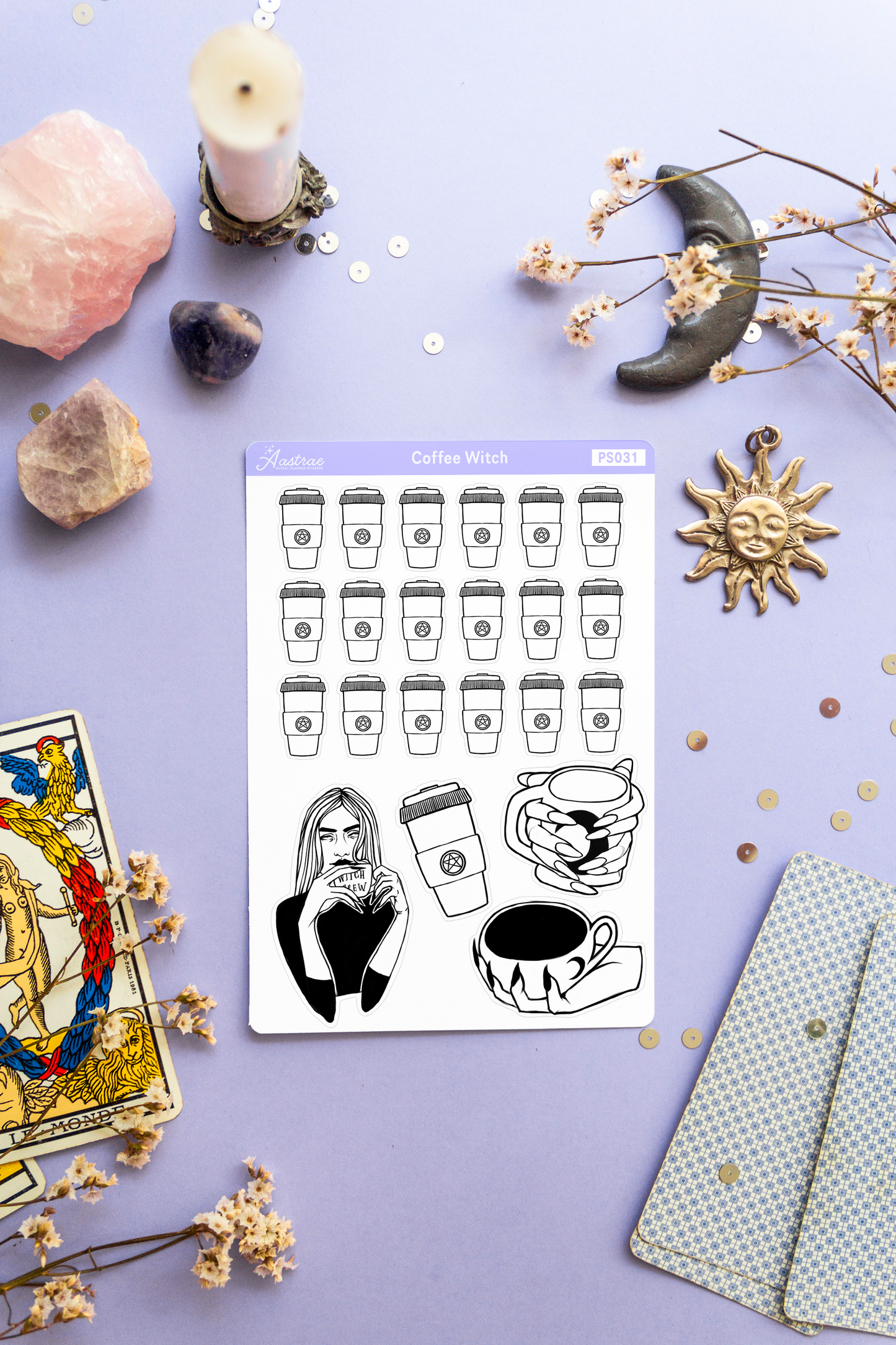 Coffee Witch Stickers