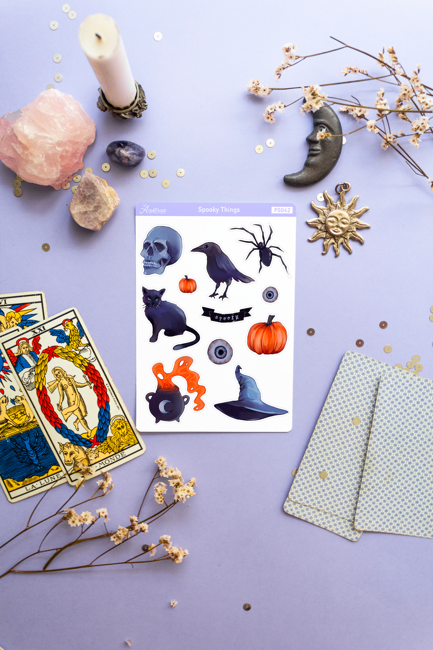 Spooky Halloween Planner Stickers