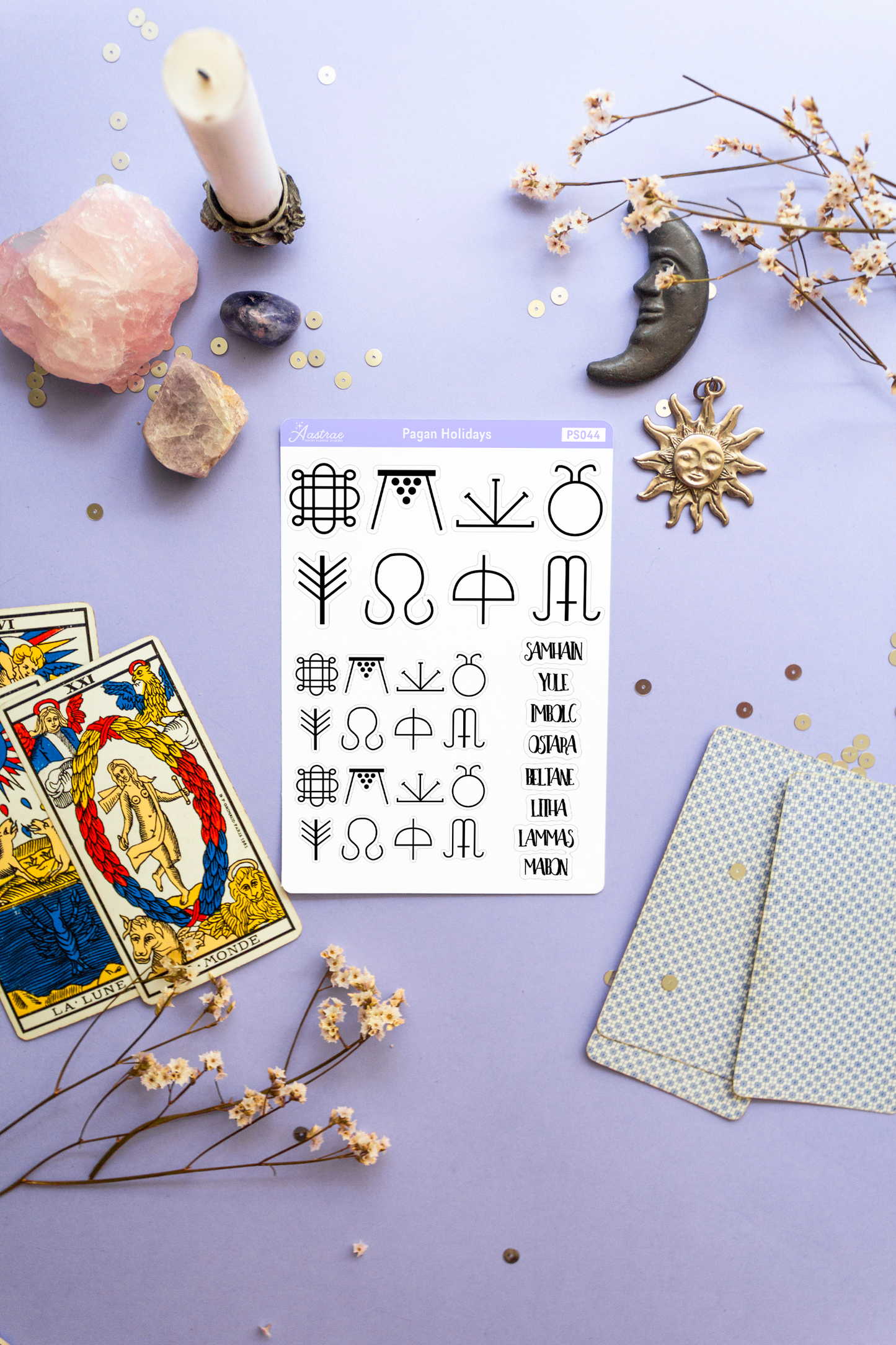 Pagan Holiday Planner Stickers