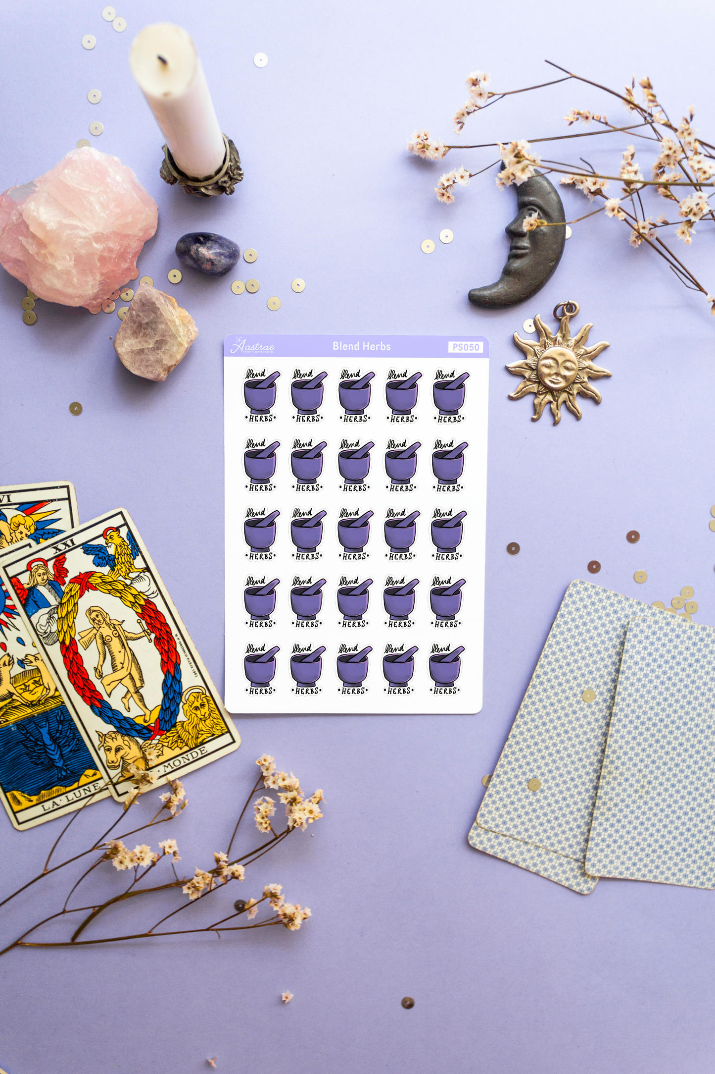 Blend Herbs Stickers for Witches