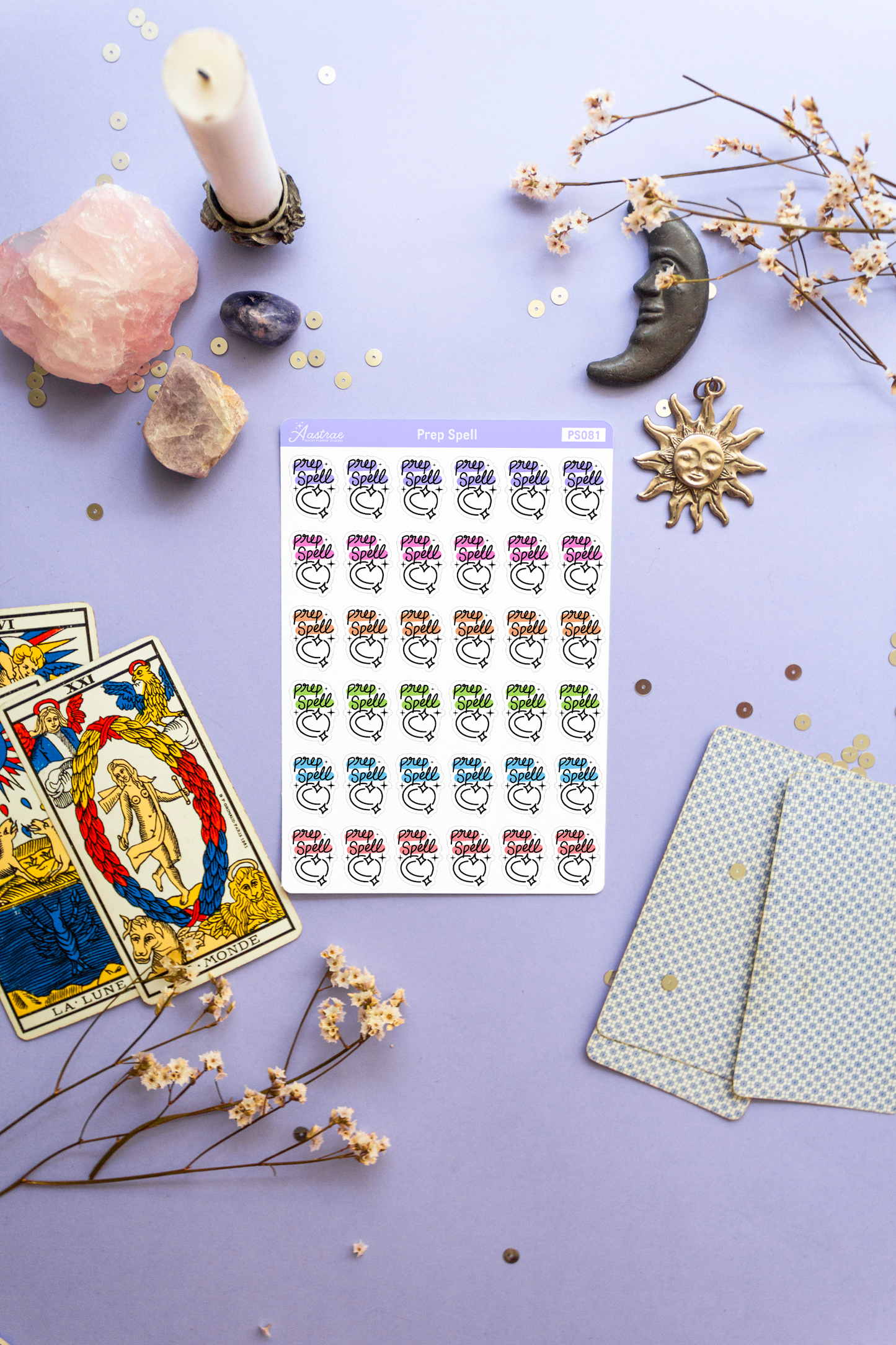 Prep Spell Planner Stickers