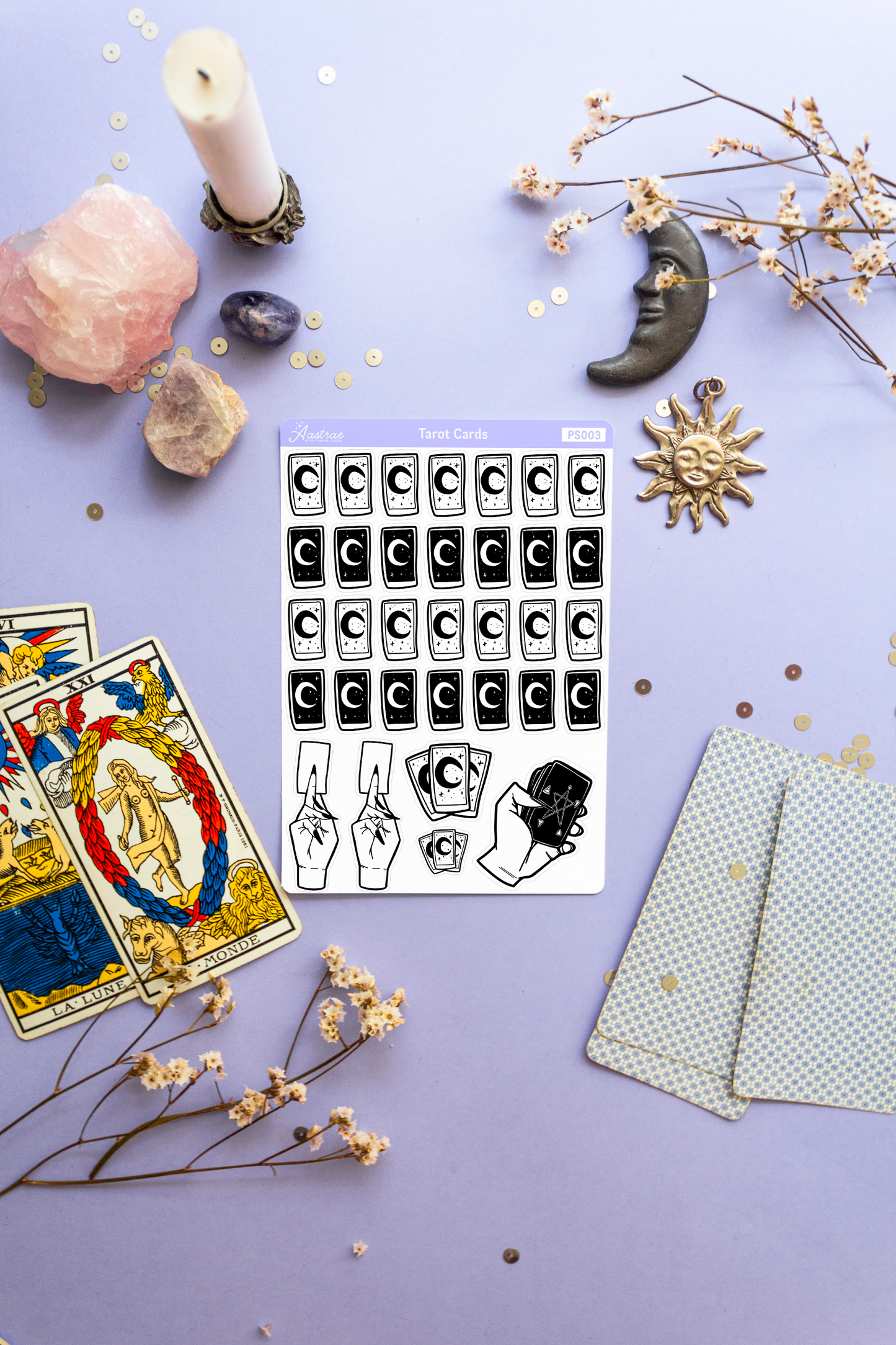 Tarot Cards Stickers for Planner