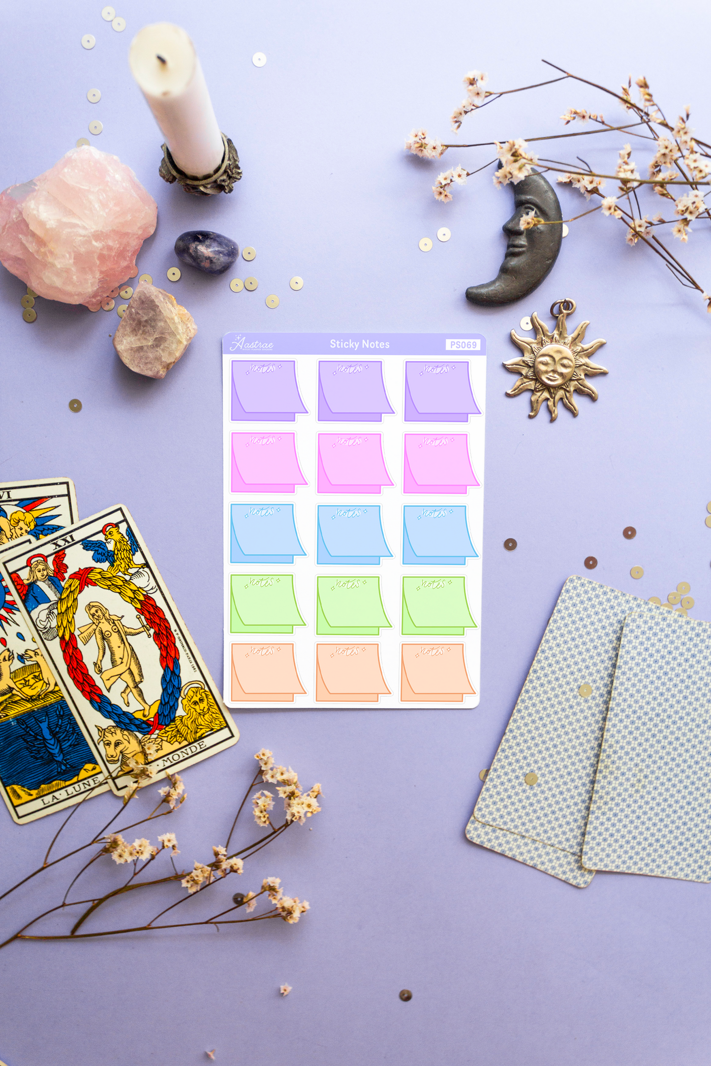 Sticky Notes Planner Stickers
