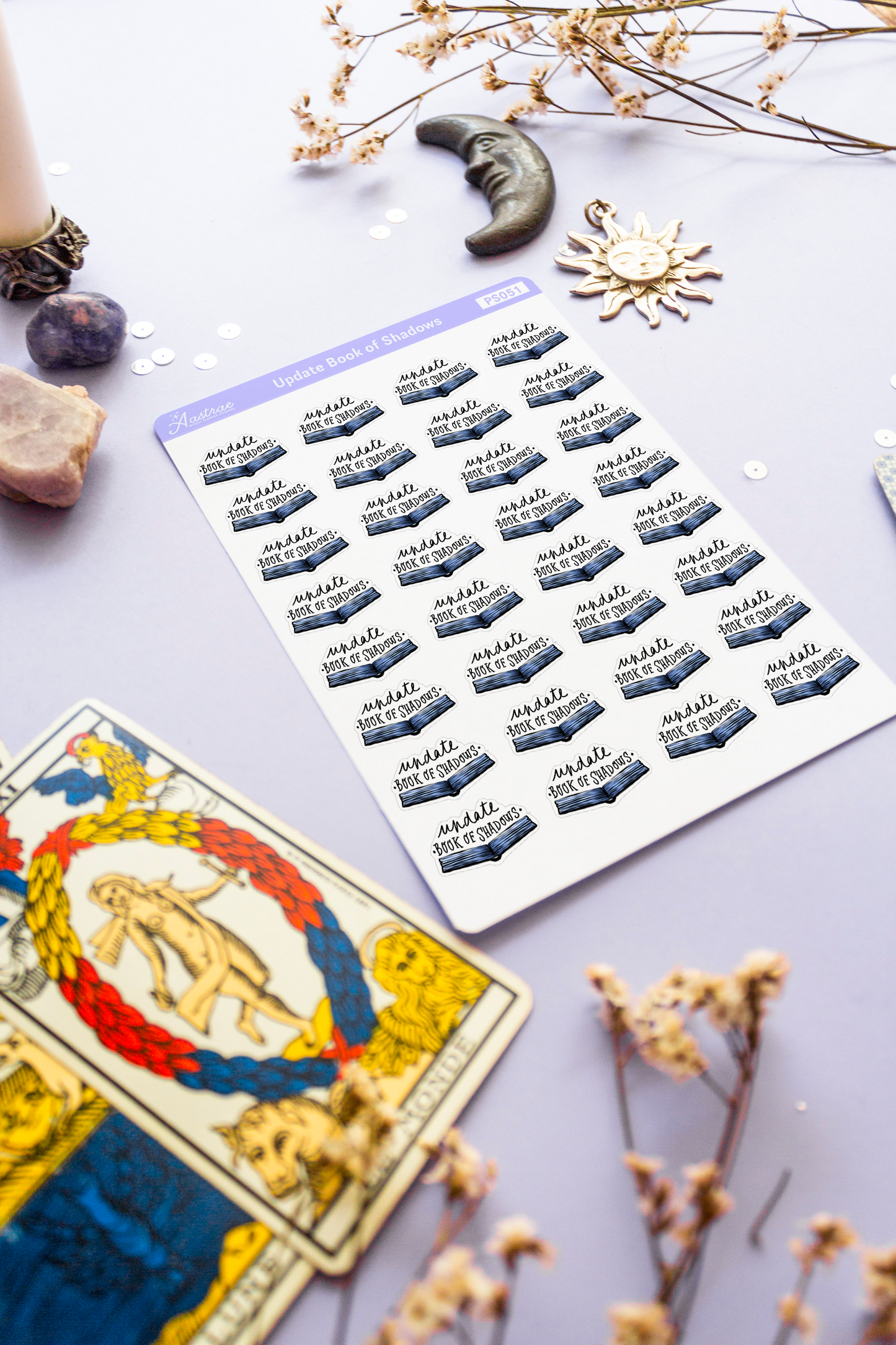Update Book of Shadows Stickers for Planner