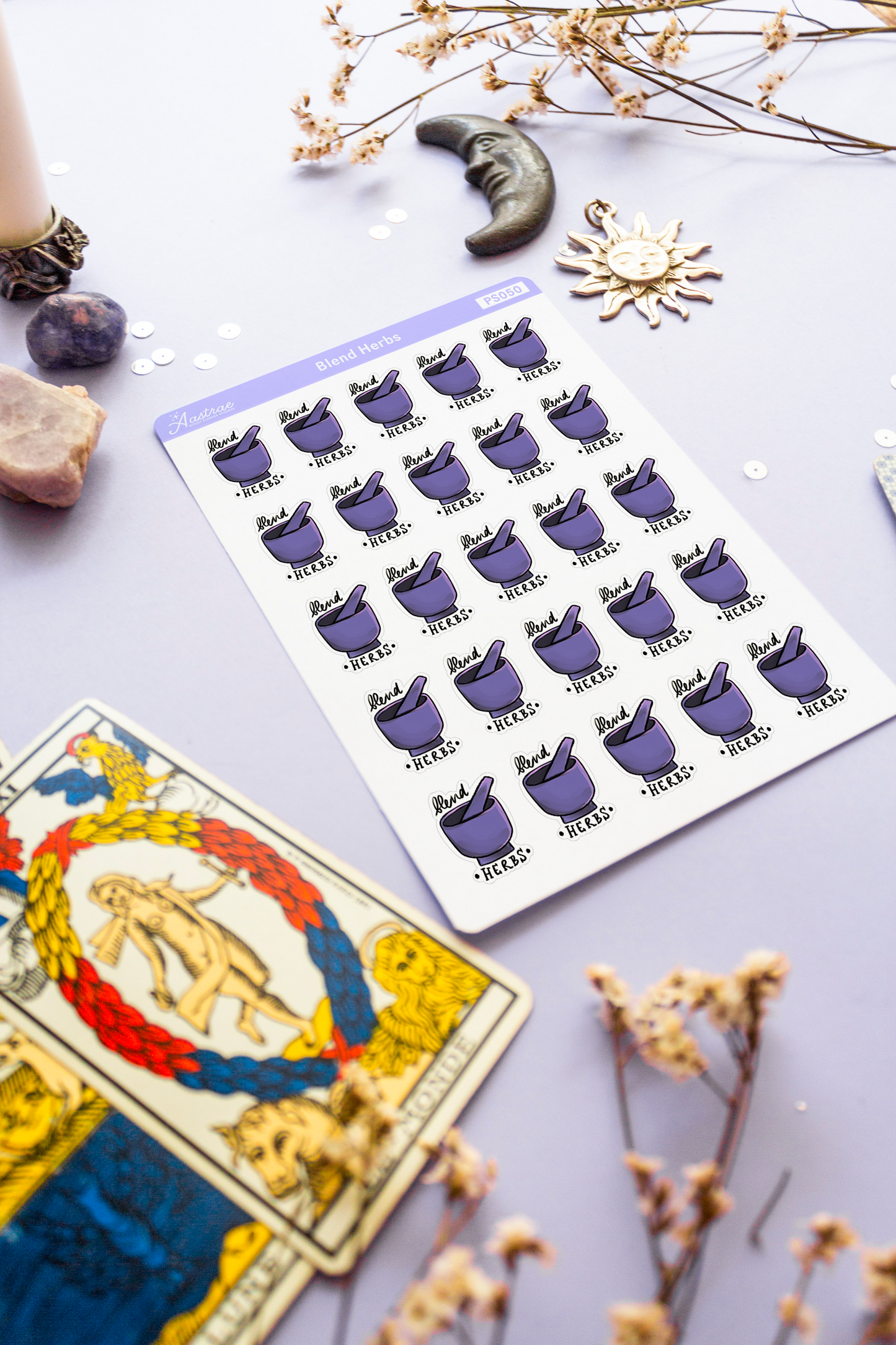 Blend Herbs Stickers for Witches