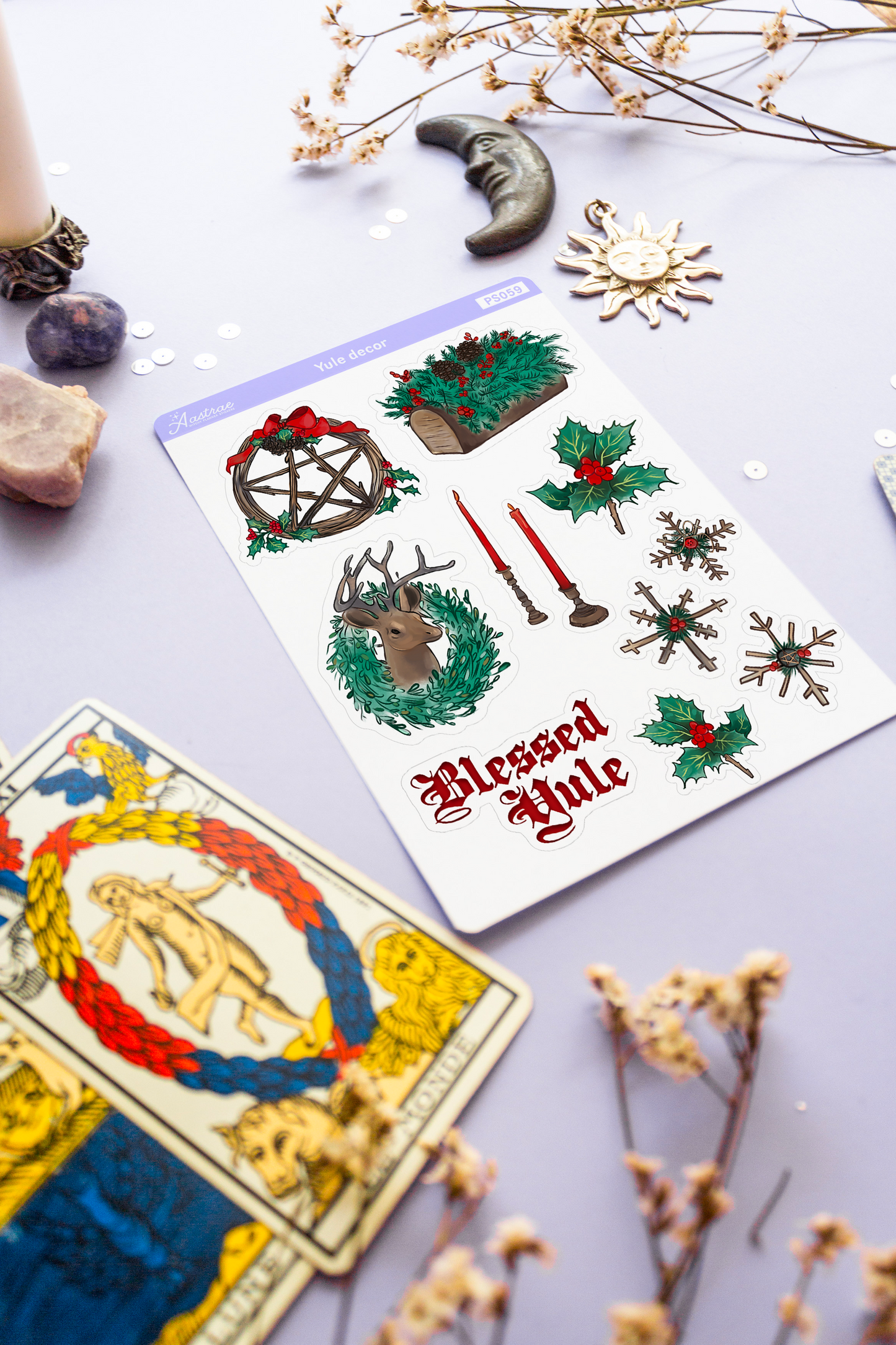 Yule Planner Stickers