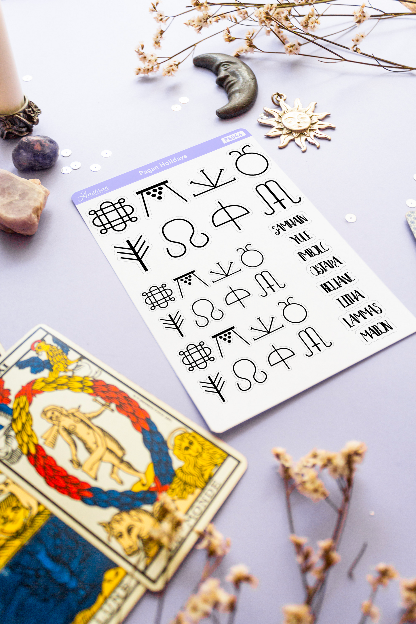 Pagan Holiday Planner Stickers