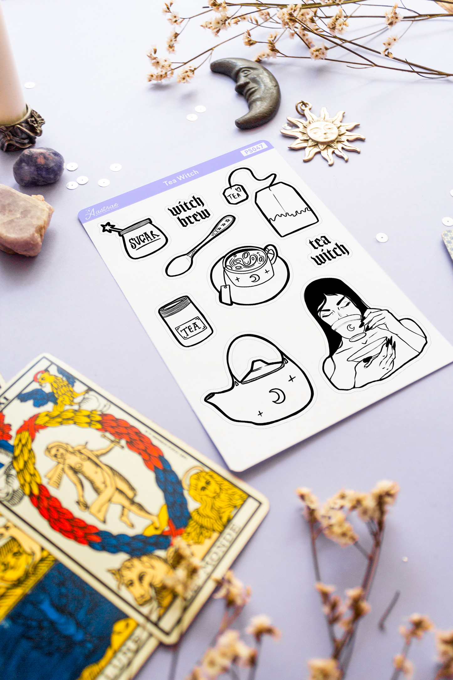 Tea Witch Planner Stickers