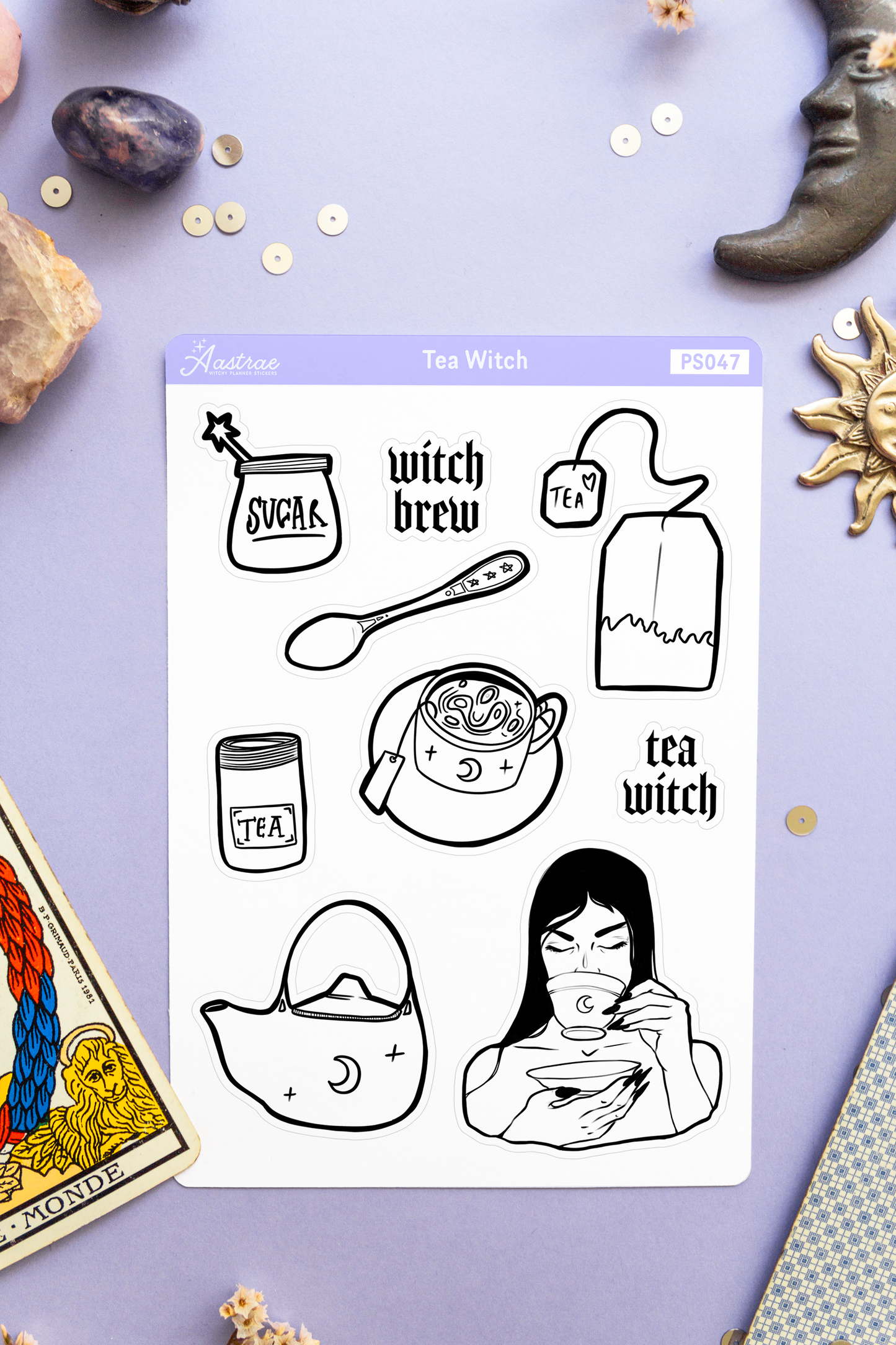 Tea Witch Planner Stickers