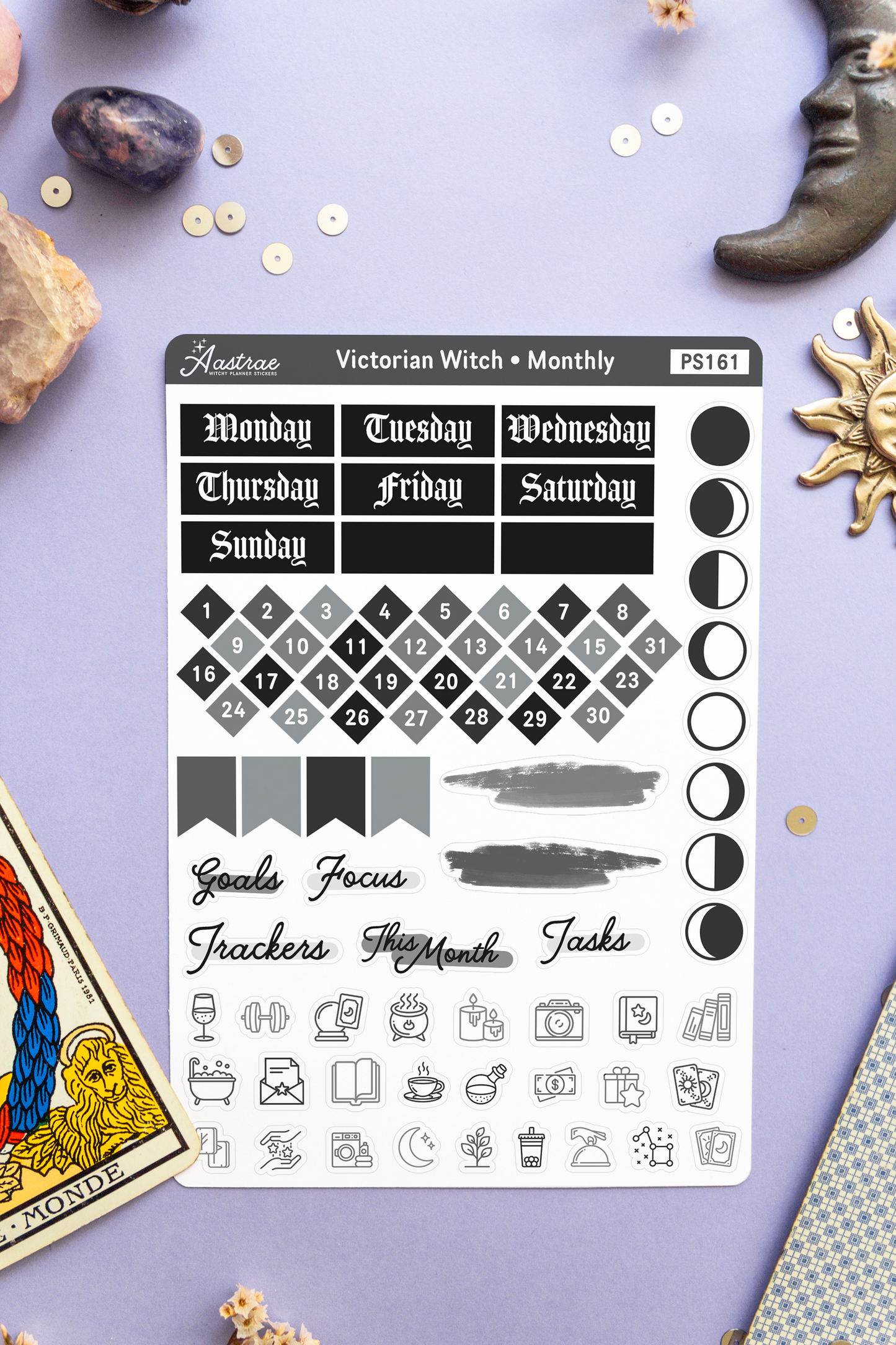Victorian Witch Monthly Journal Kit