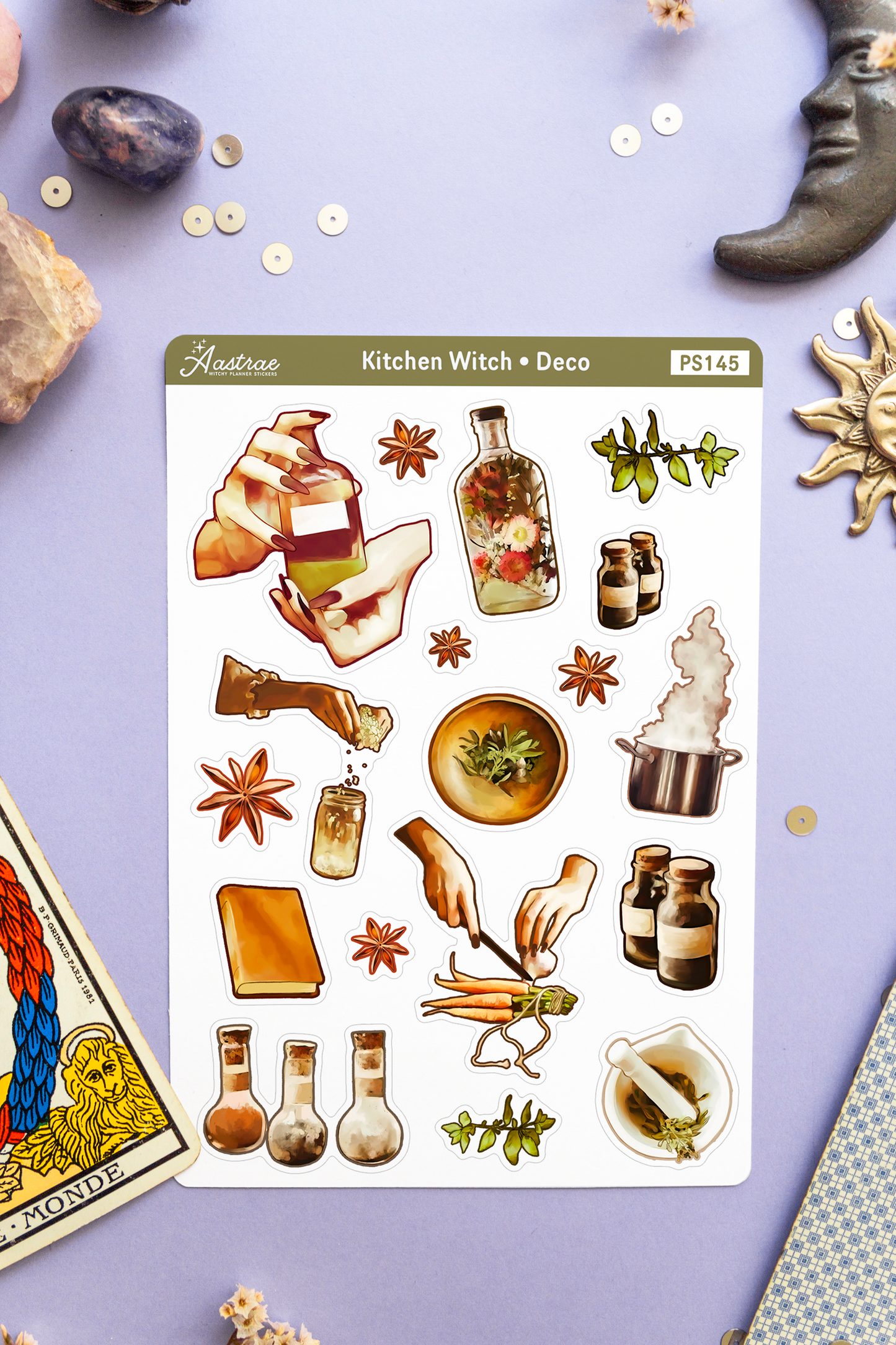 Kitchen Witch Planner Stickers