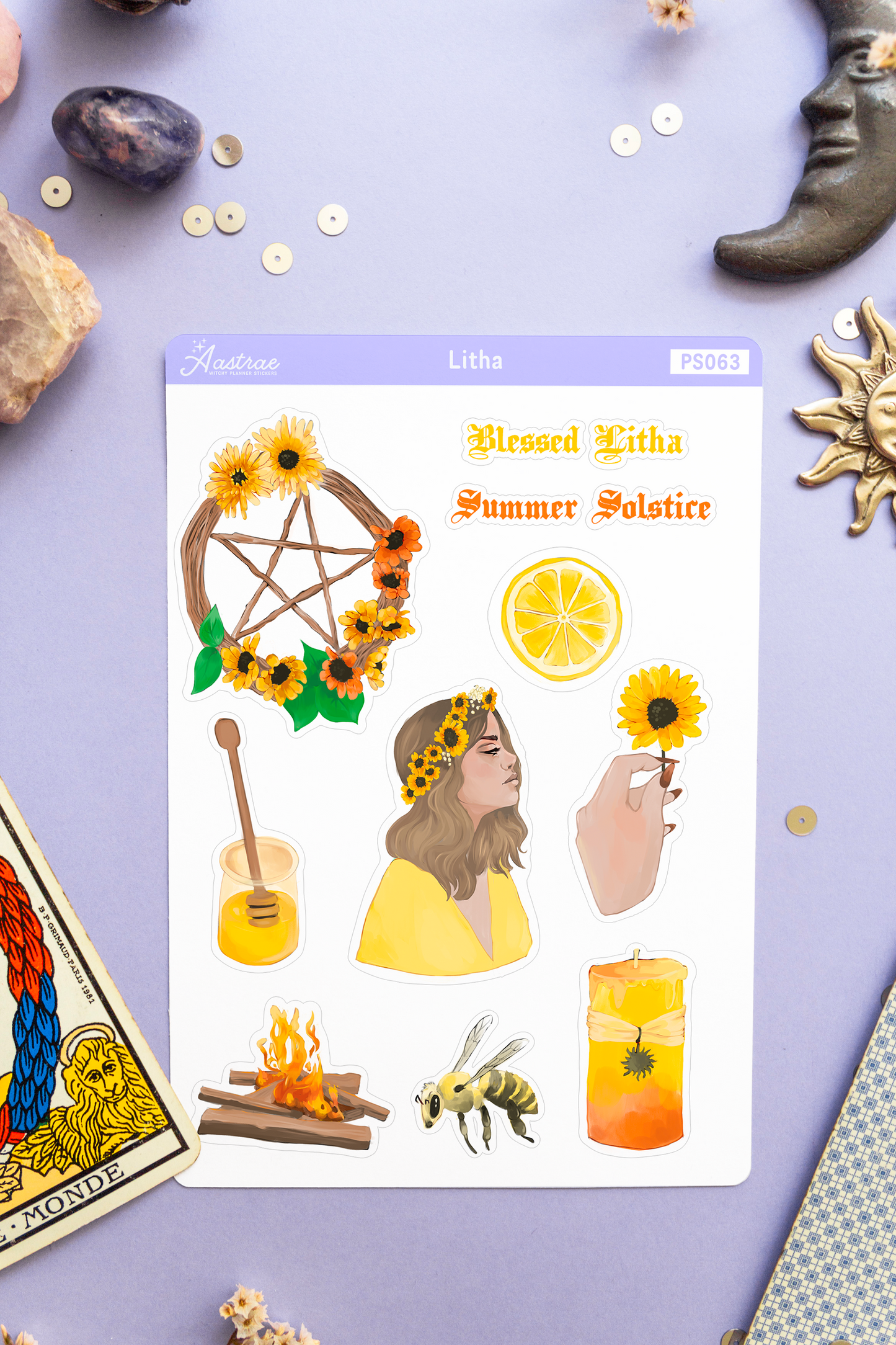 Litha Planner Stickers