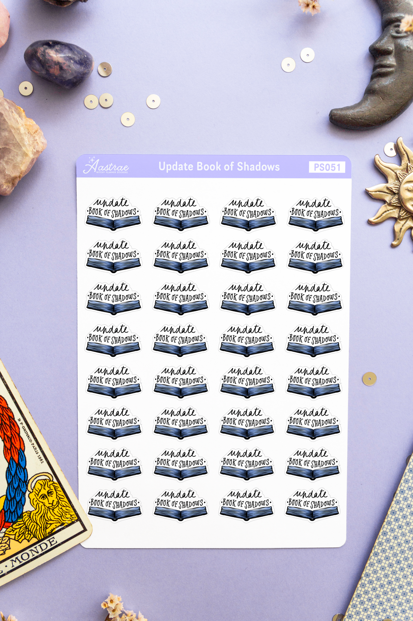 Update Book of Shadows Stickers for Planner