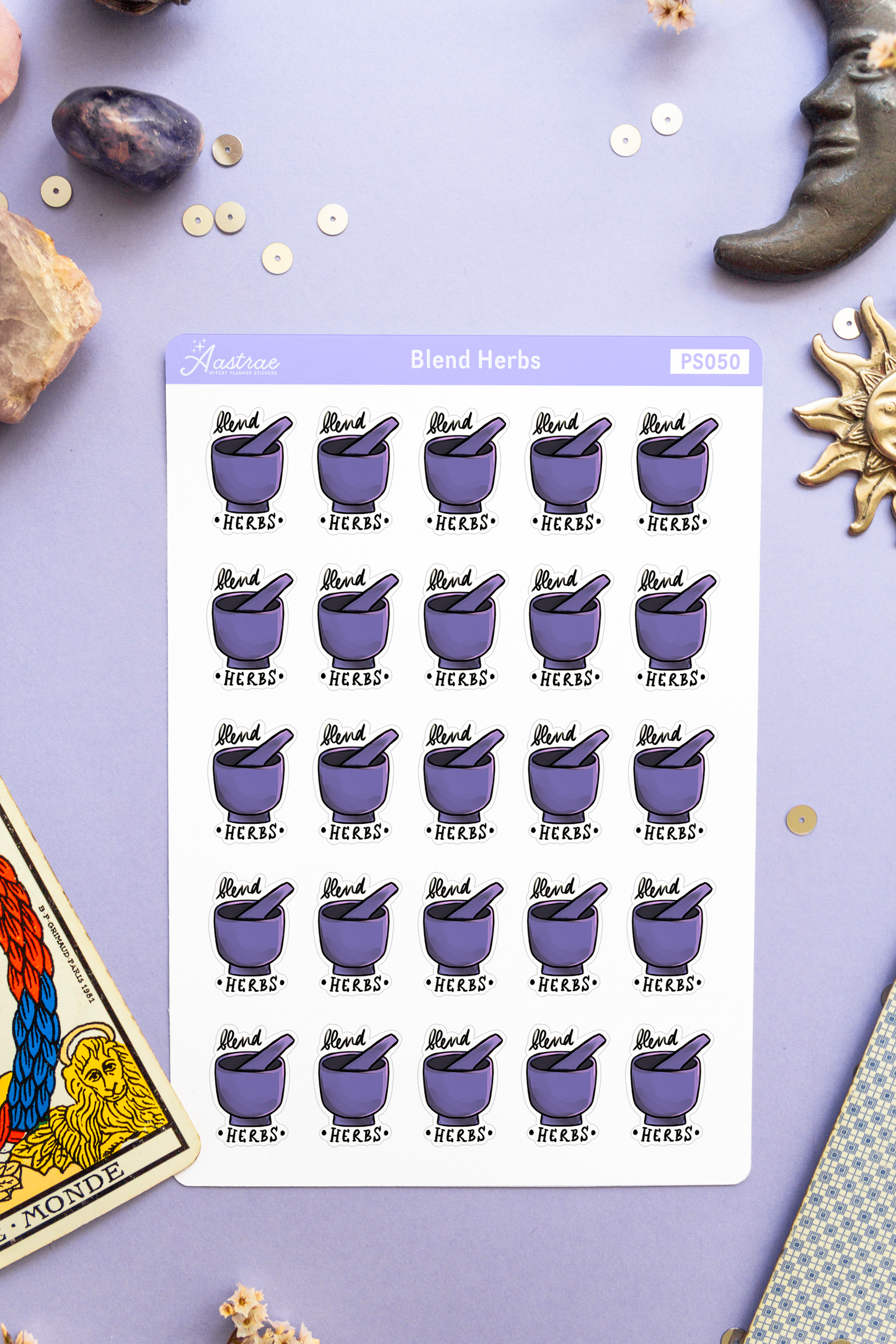 Blend Herbs Stickers for Witches
