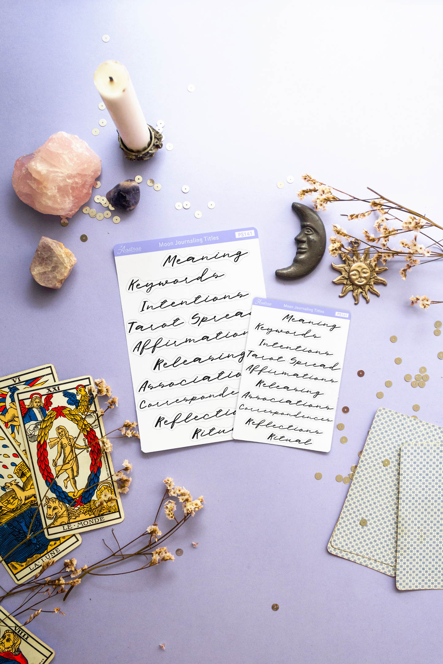Moon Journaling Topic Labels