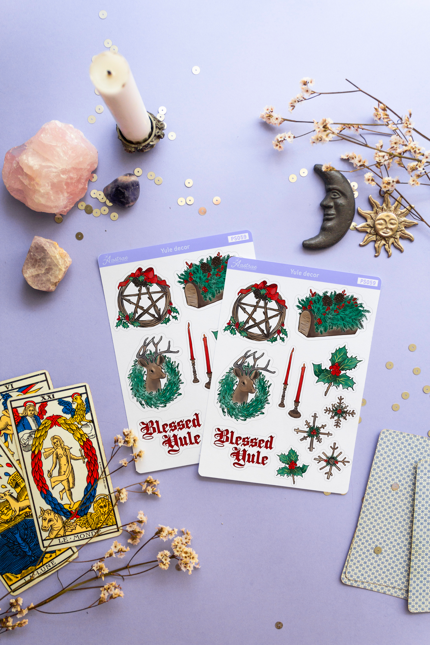 Yule Planner Stickers
