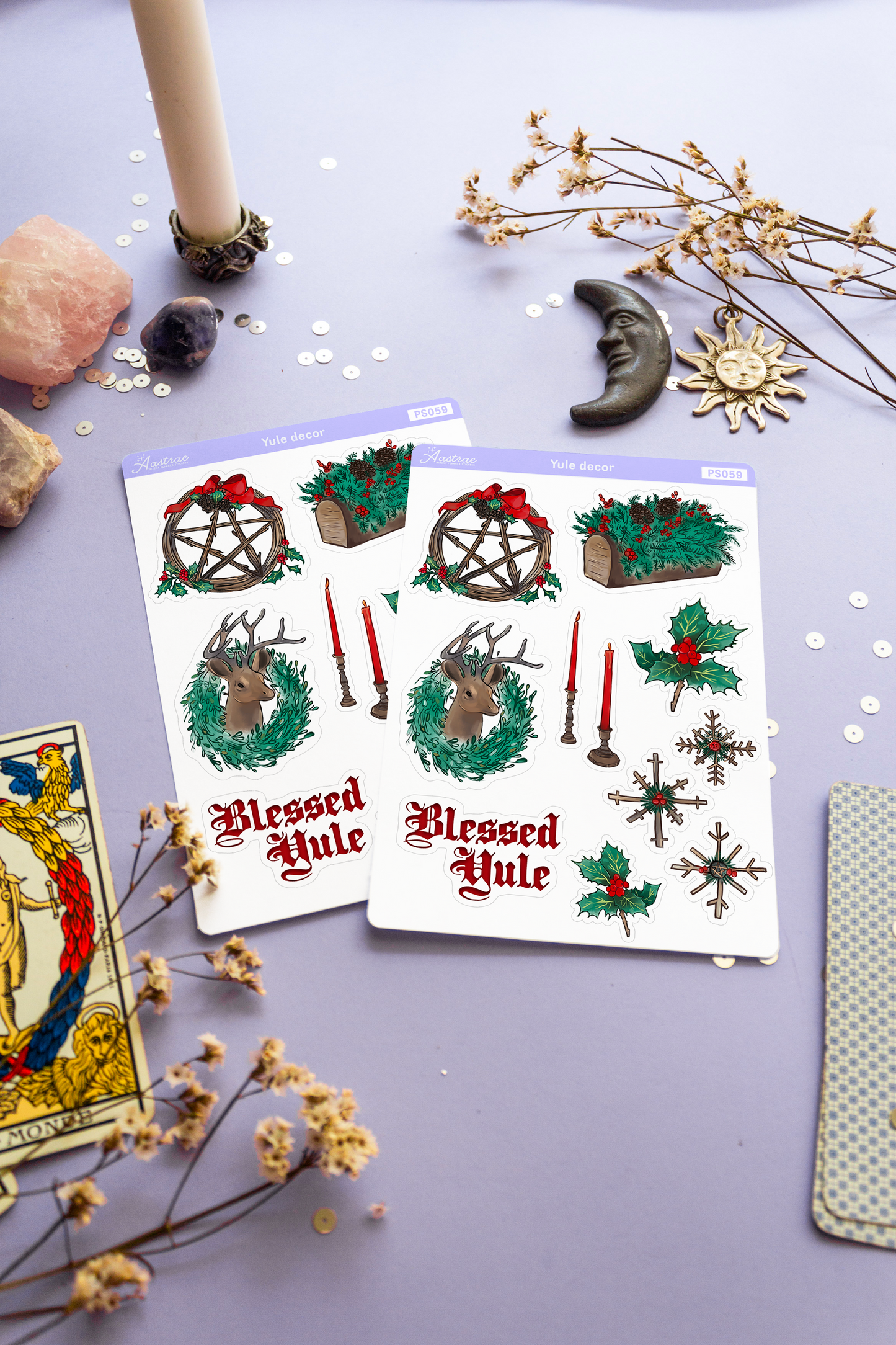 Yule Planner Stickers