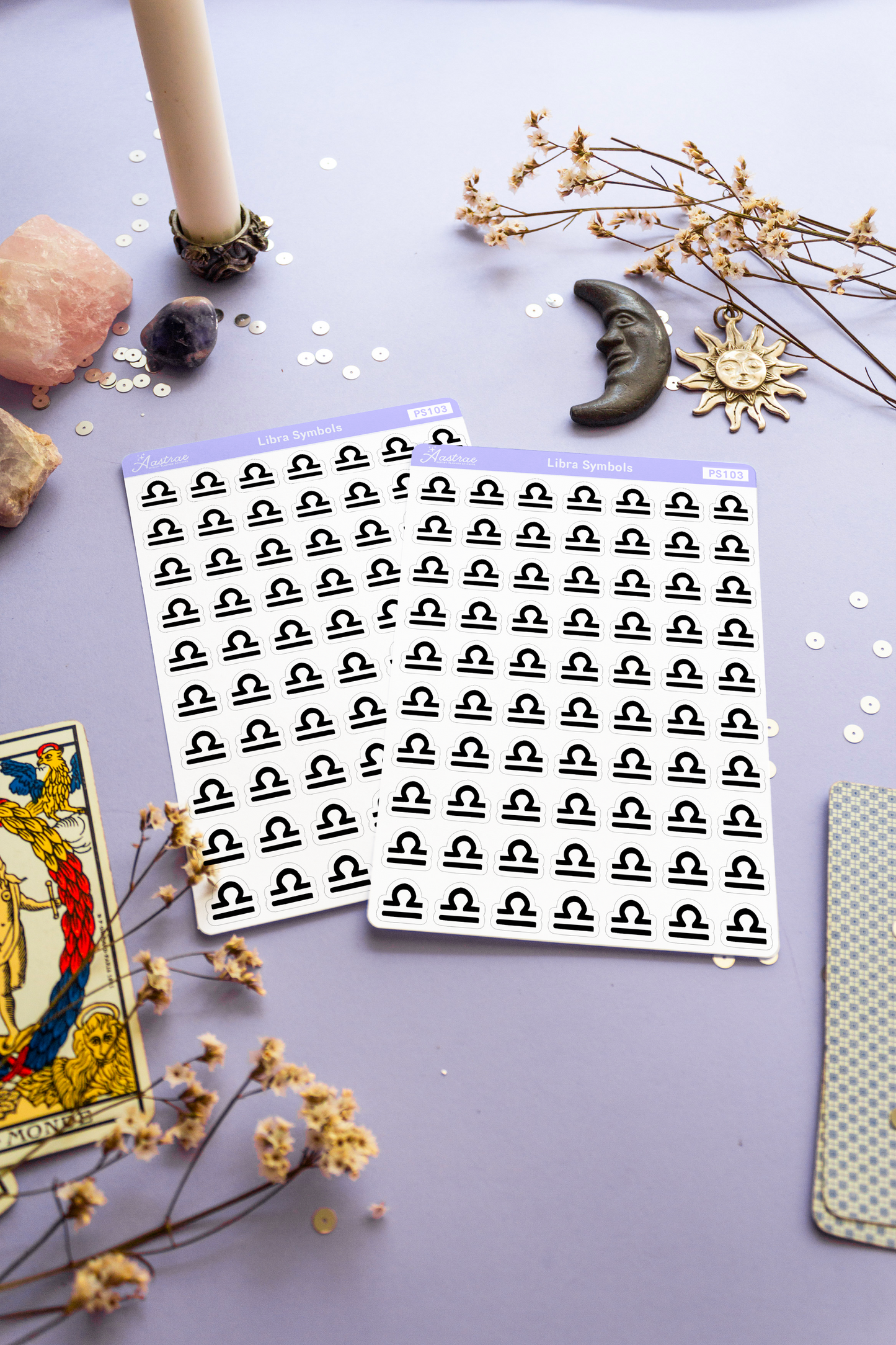 Astrology Libra Symbol Stickers