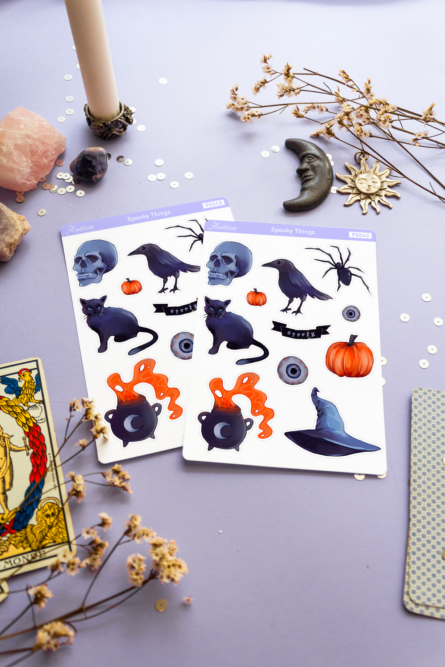 Spooky Halloween Planner Stickers