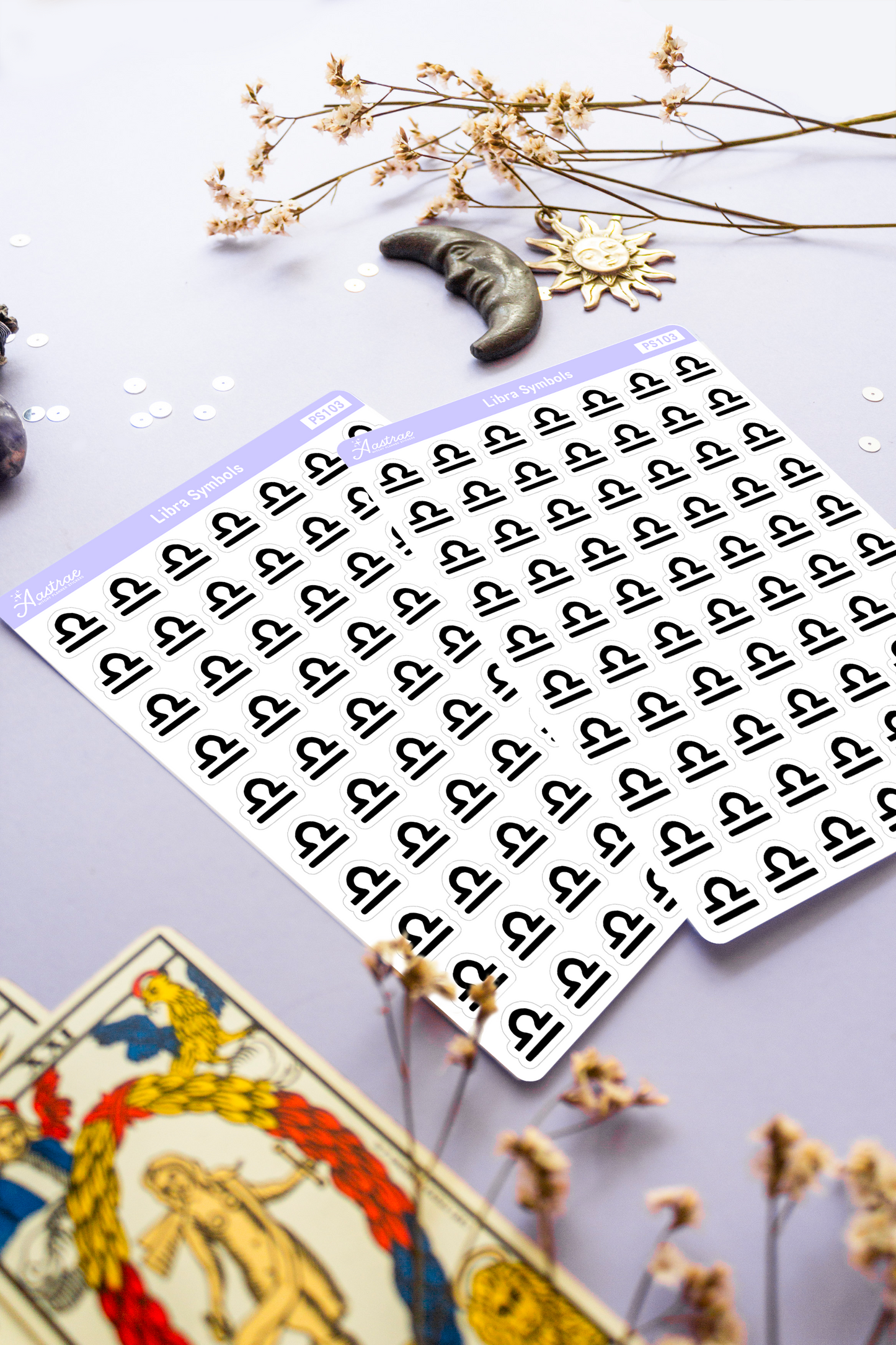 Astrology Libra Symbol Stickers