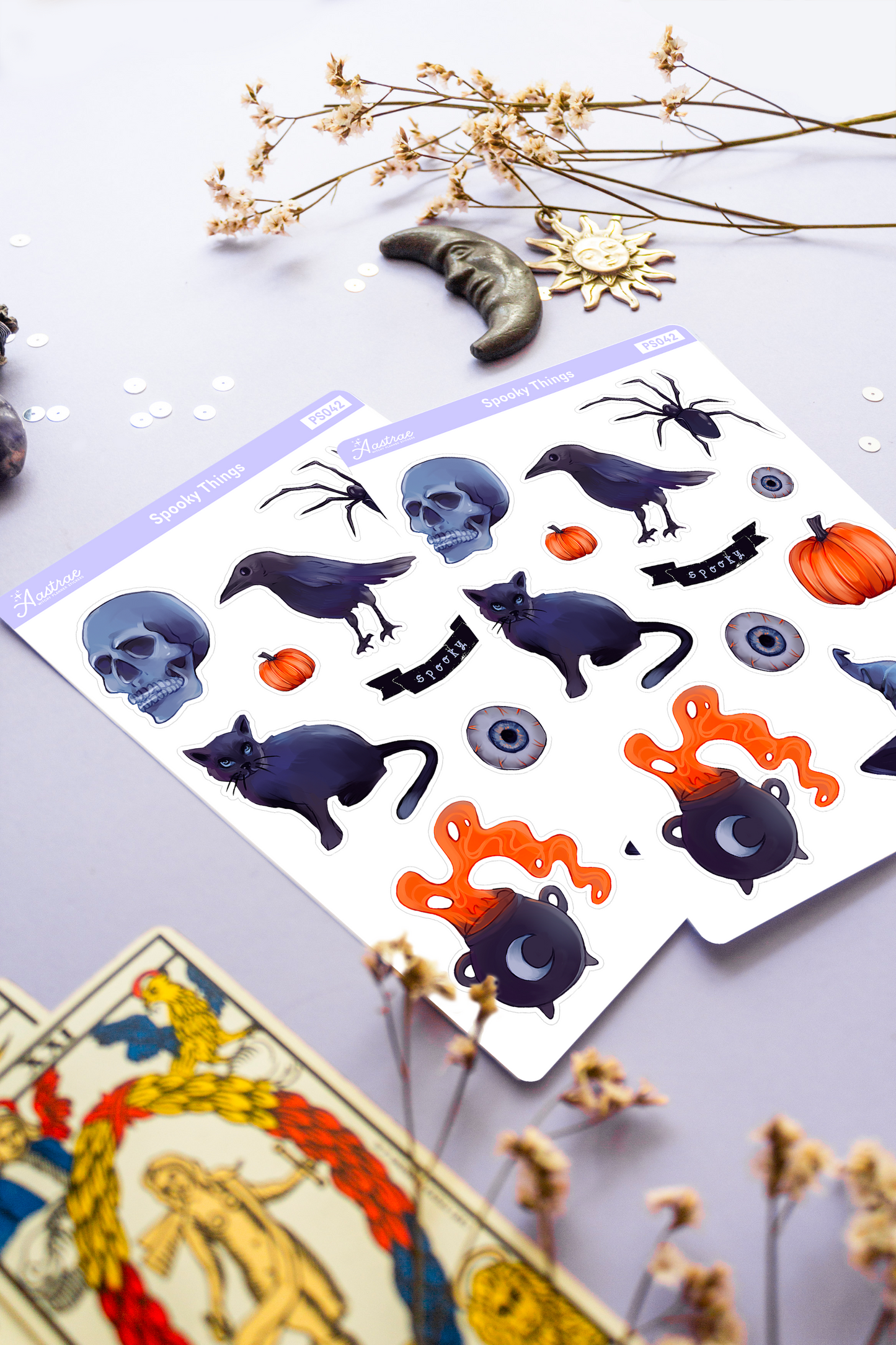 Spooky Halloween Planner Stickers