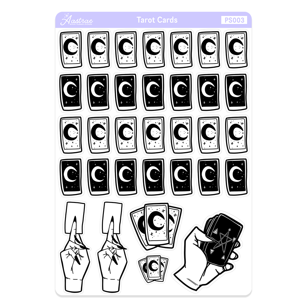 Tarot Cards Stickers for Planner