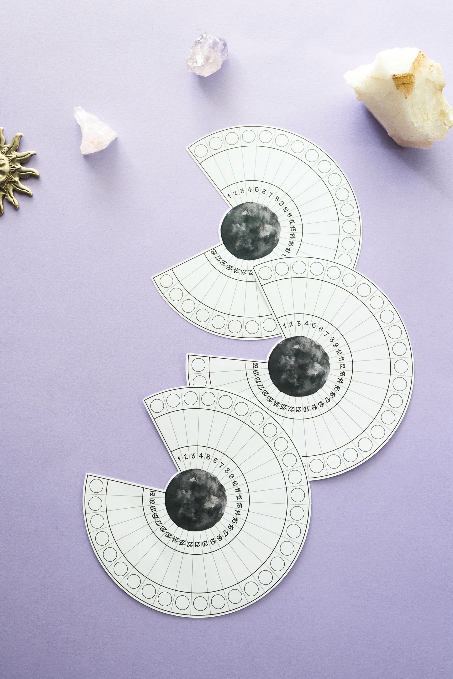 Moon Phases Tracker Sticker