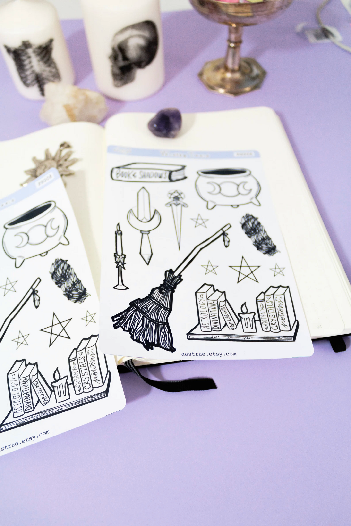 Witch Altar Tools Stickers