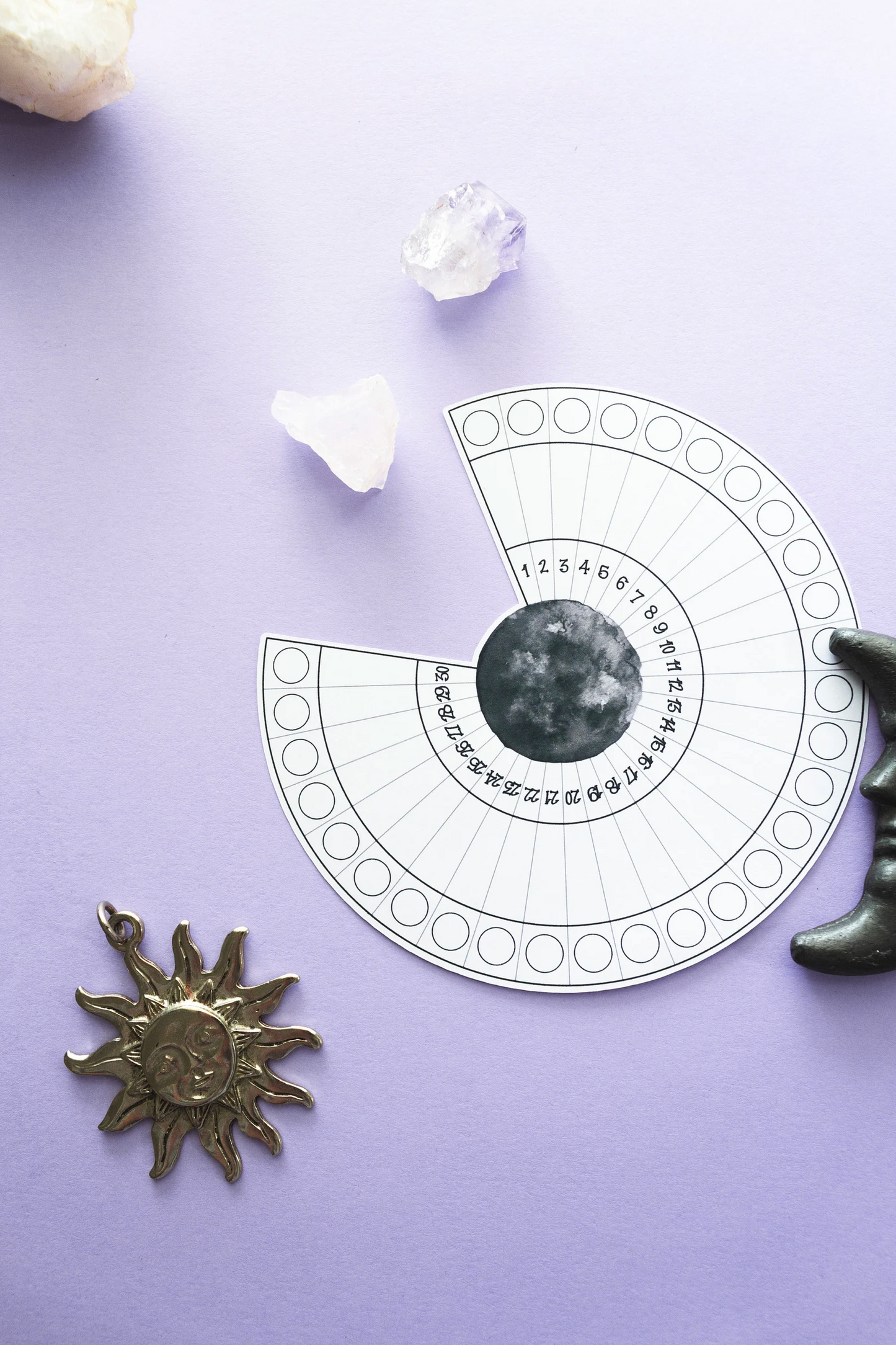 Moon Phases Tracker Sticker