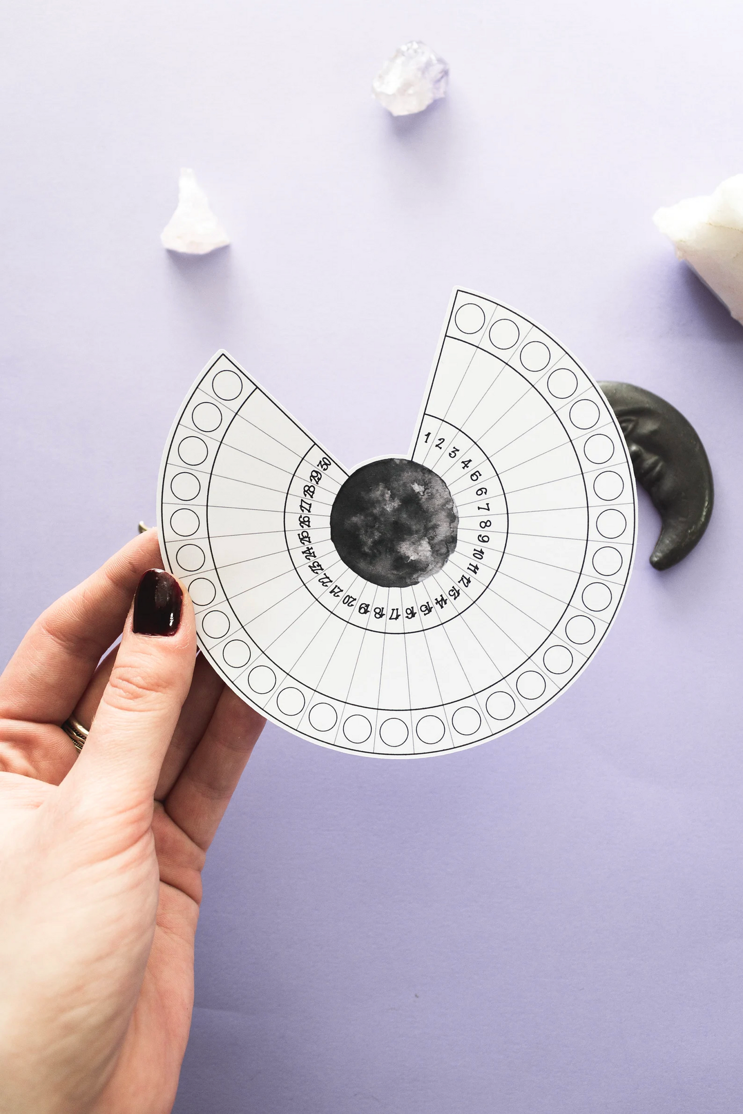 Moon Phases Tracker Sticker