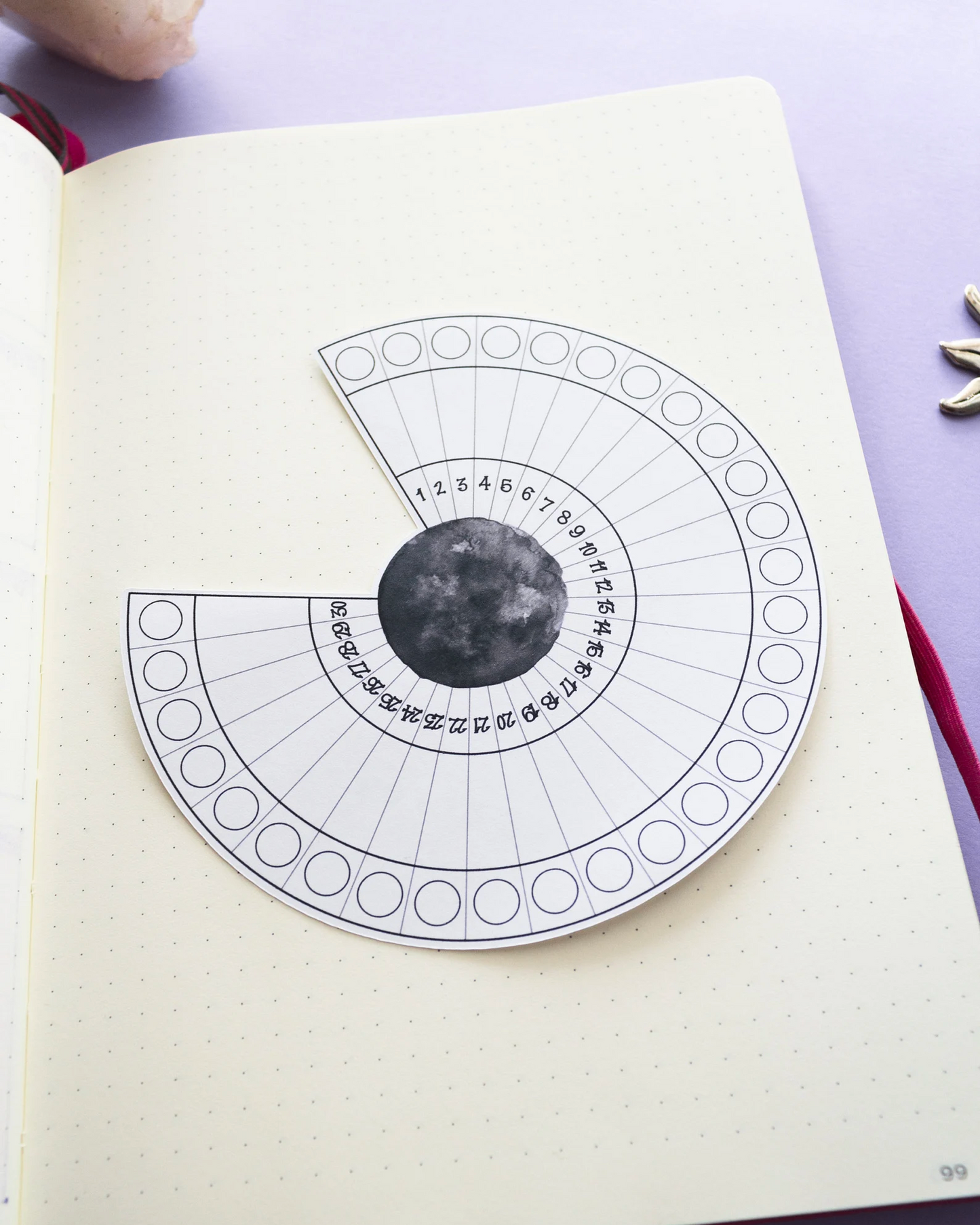 Moon Phases Tracker Sticker