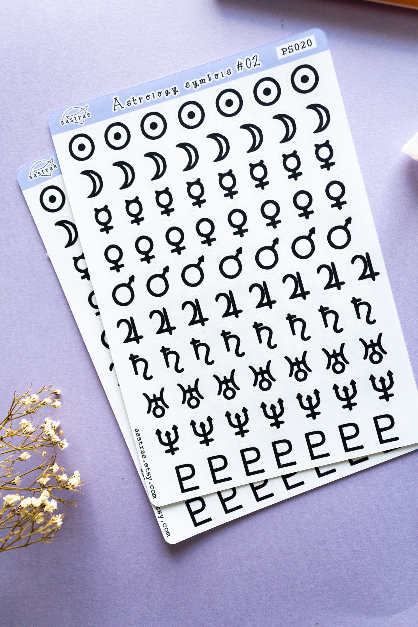 Planets Astrology Planner Stickers