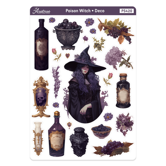Poison Witch Sticker Sheet