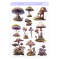 Witchy Mushroom Sticker Sheet