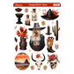 Cowboy Witch Deco Stickers